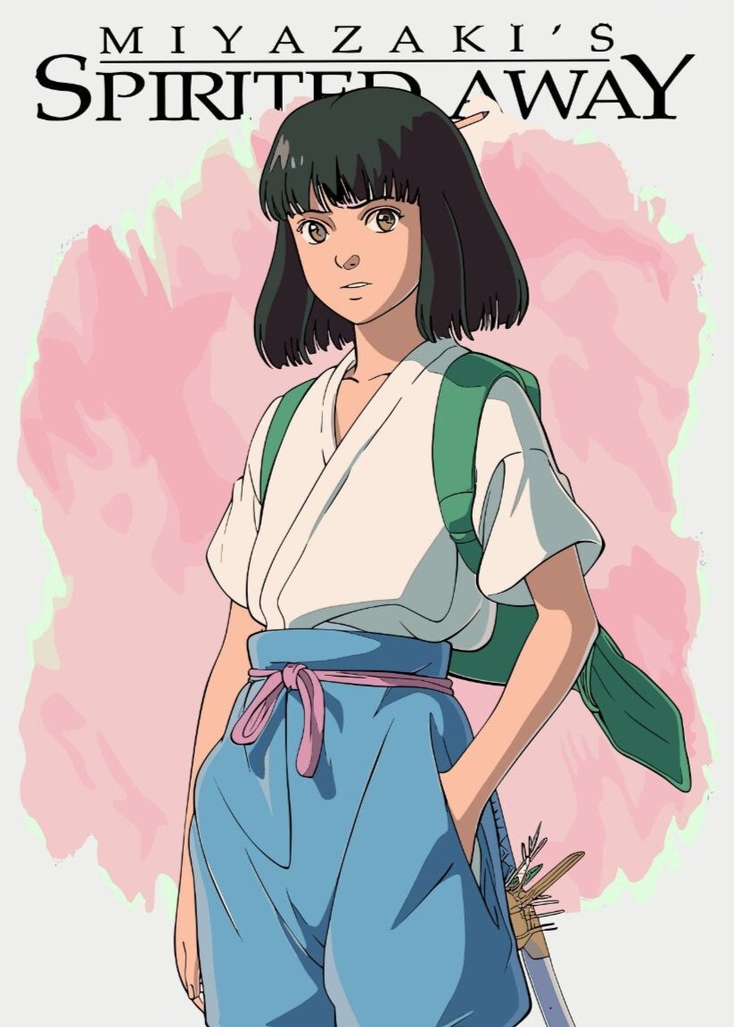 Haku Spirited Away, Studio Ghibli Print