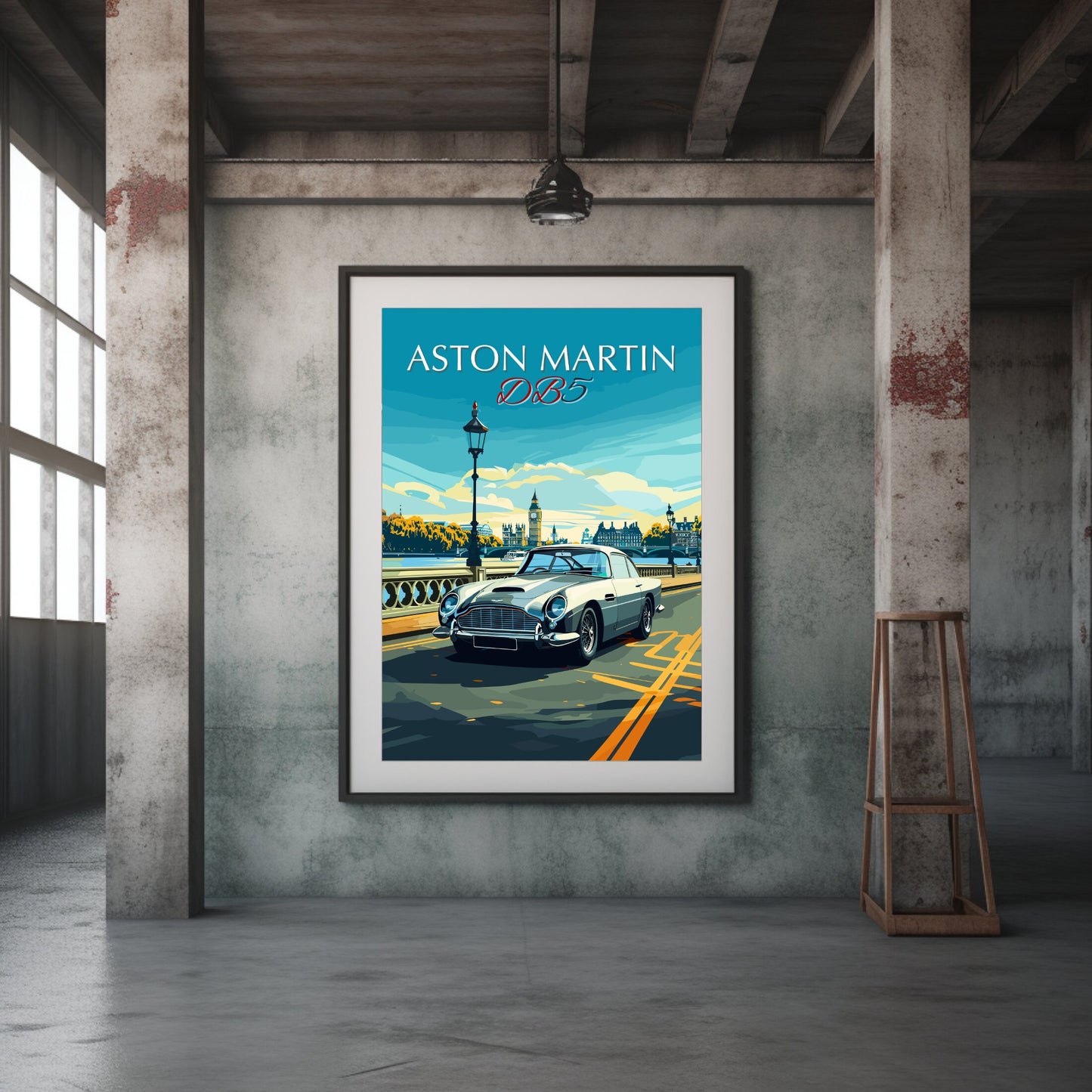 Aston Martin DB5 Poster