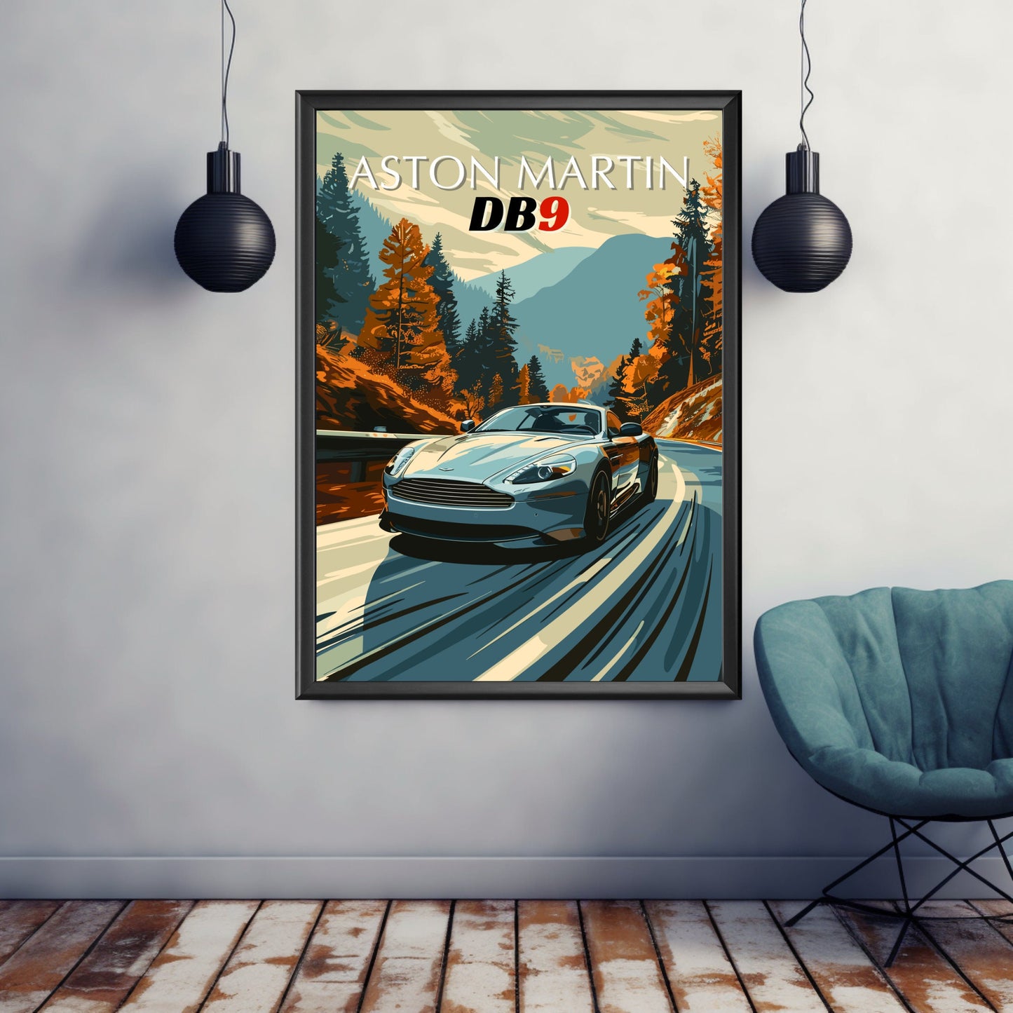 Aston Martin DB9 Print