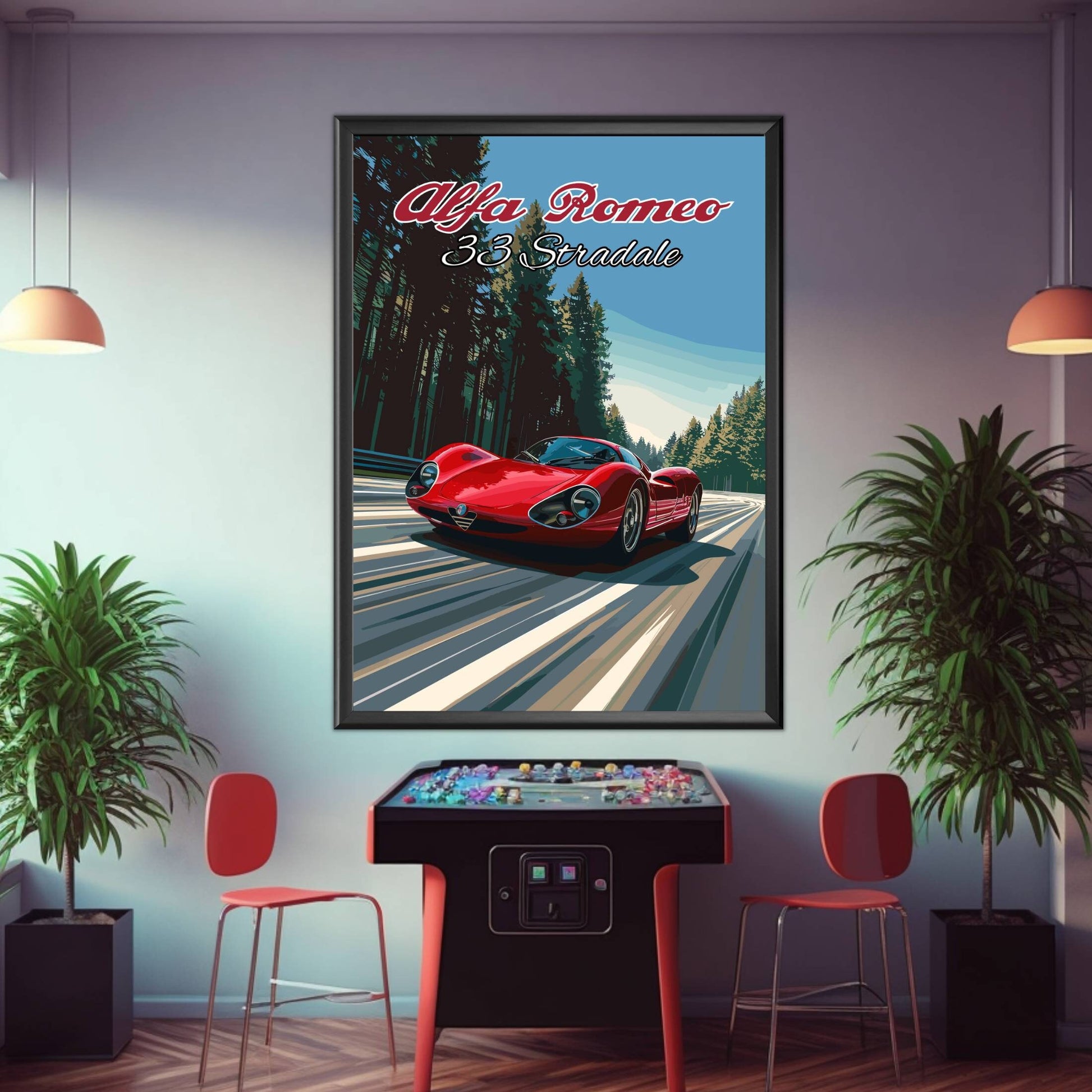 Alfa Romeo 33 Stradale Poster