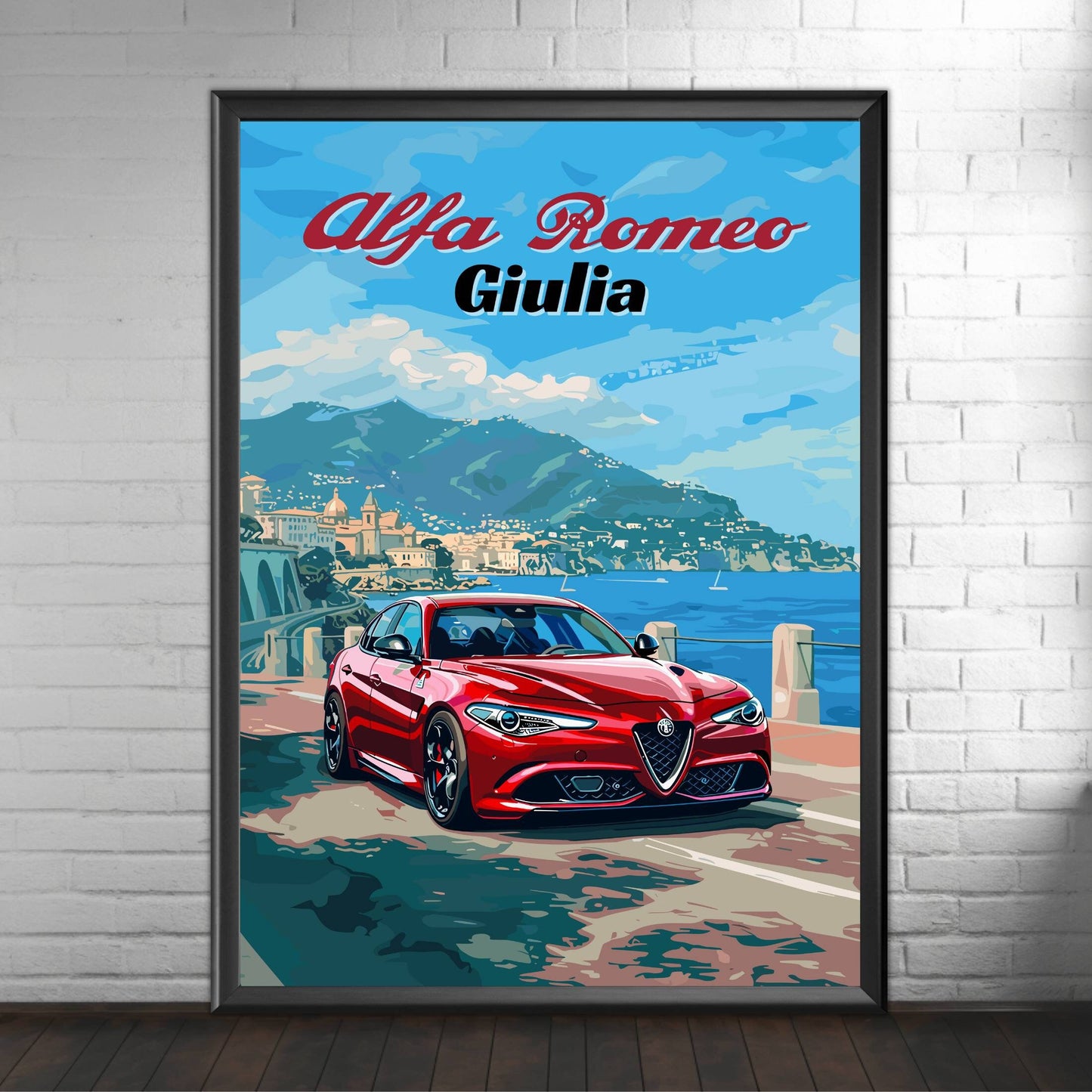 Alfa Romeo Giulia Poster