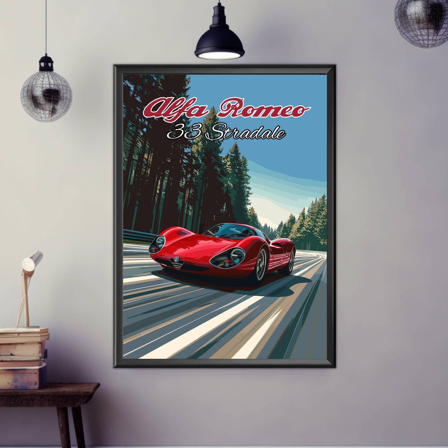 Alfa Romeo 33 Stradale Poster