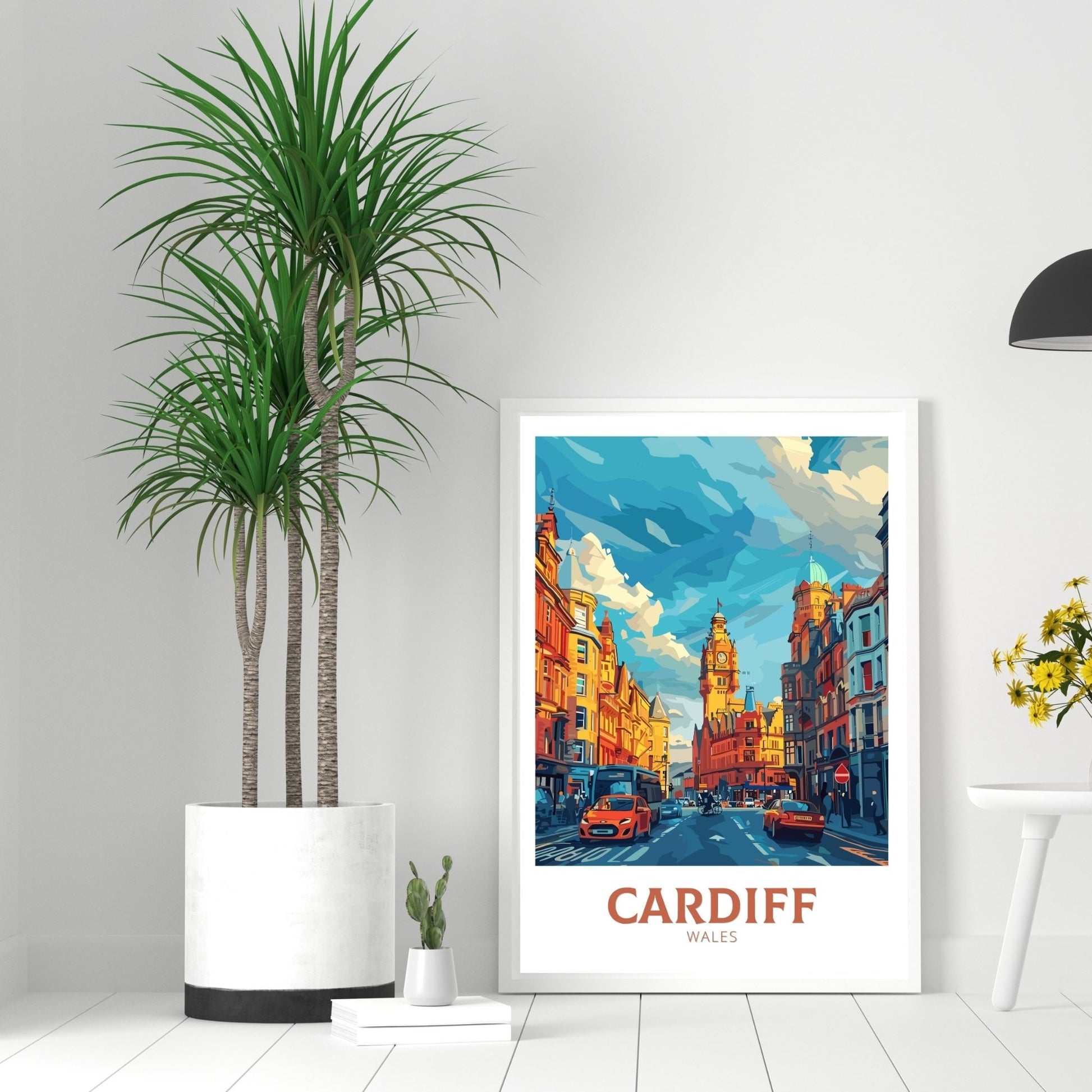 Cardiff Travel Poster