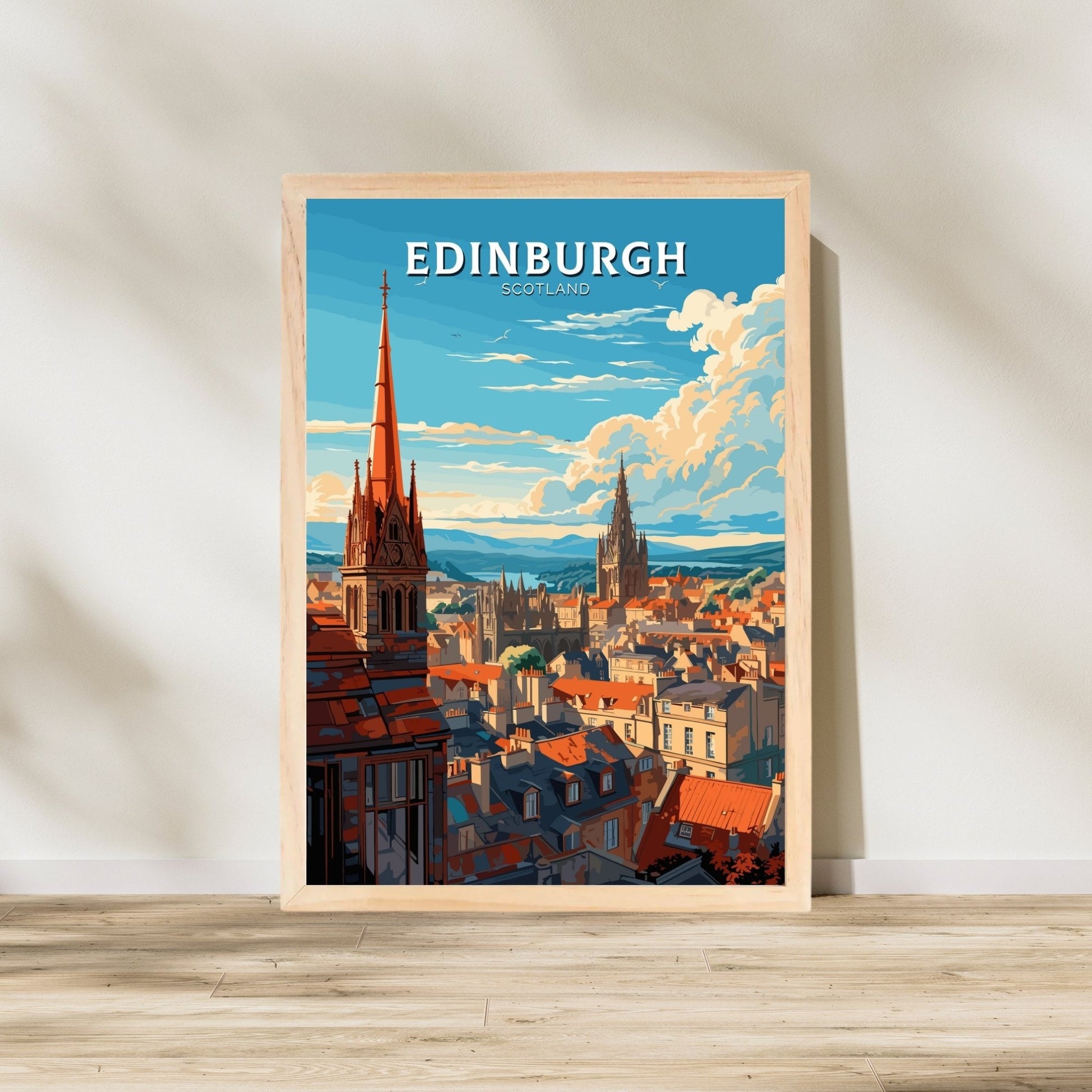 Edinburgh Travel Print