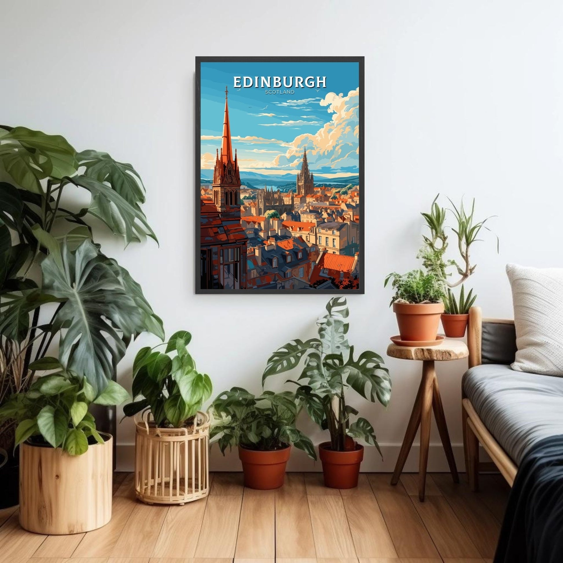 Edinburgh Travel Print