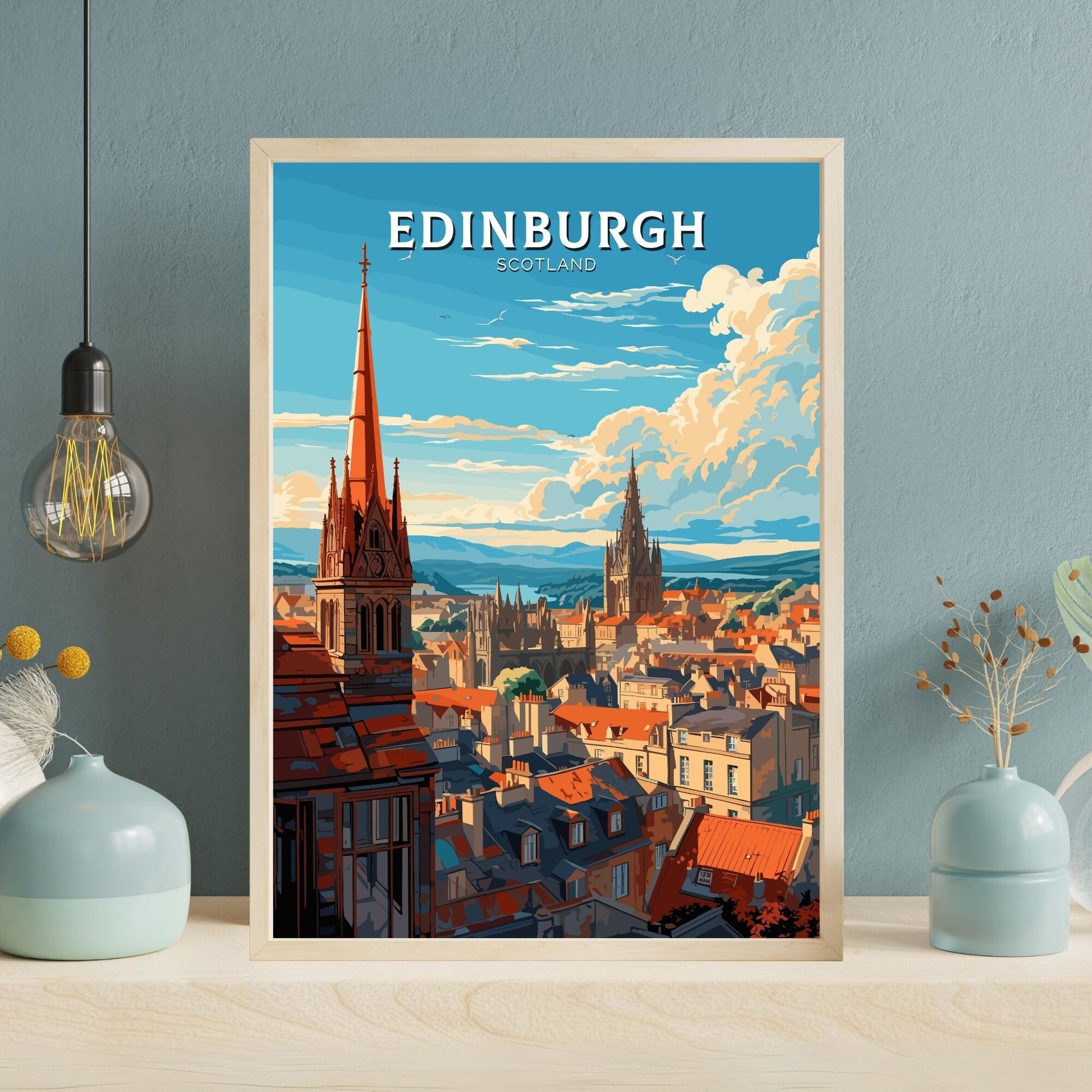 Edinburgh Travel Print