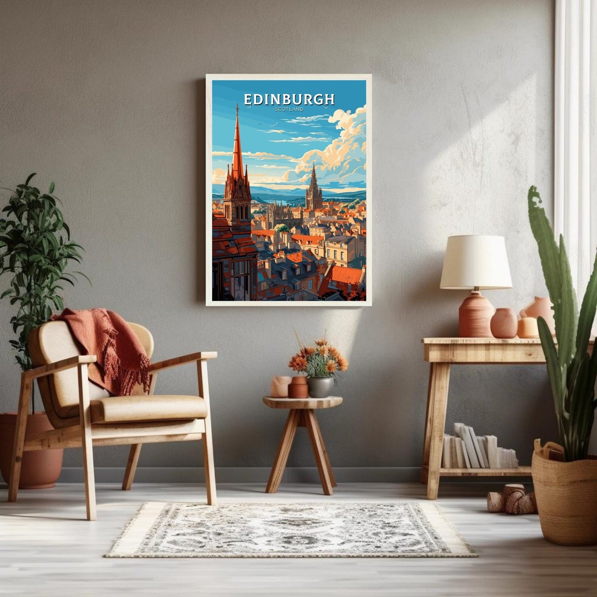 Edinburgh Travel Print