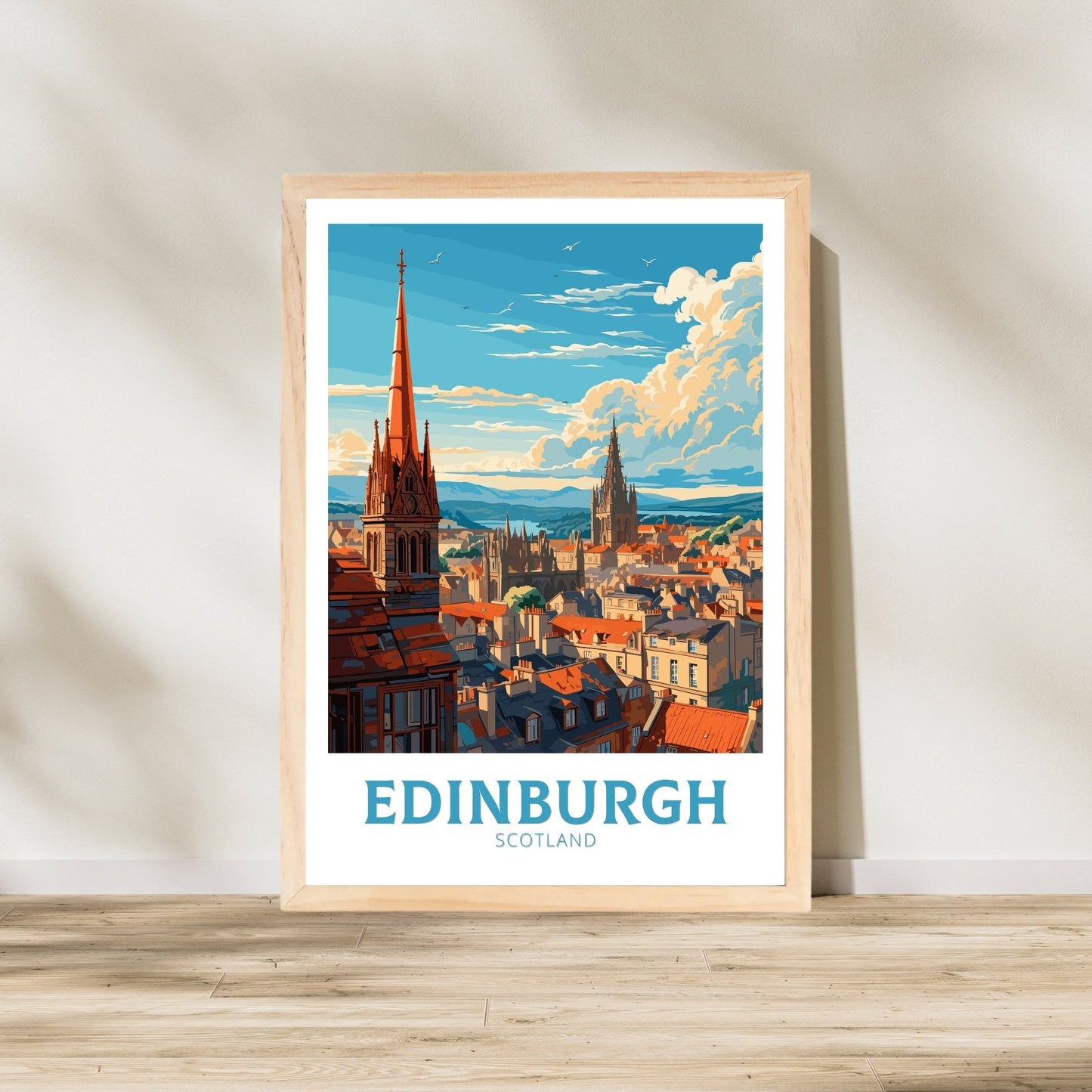 Edinburgh Travel Poster