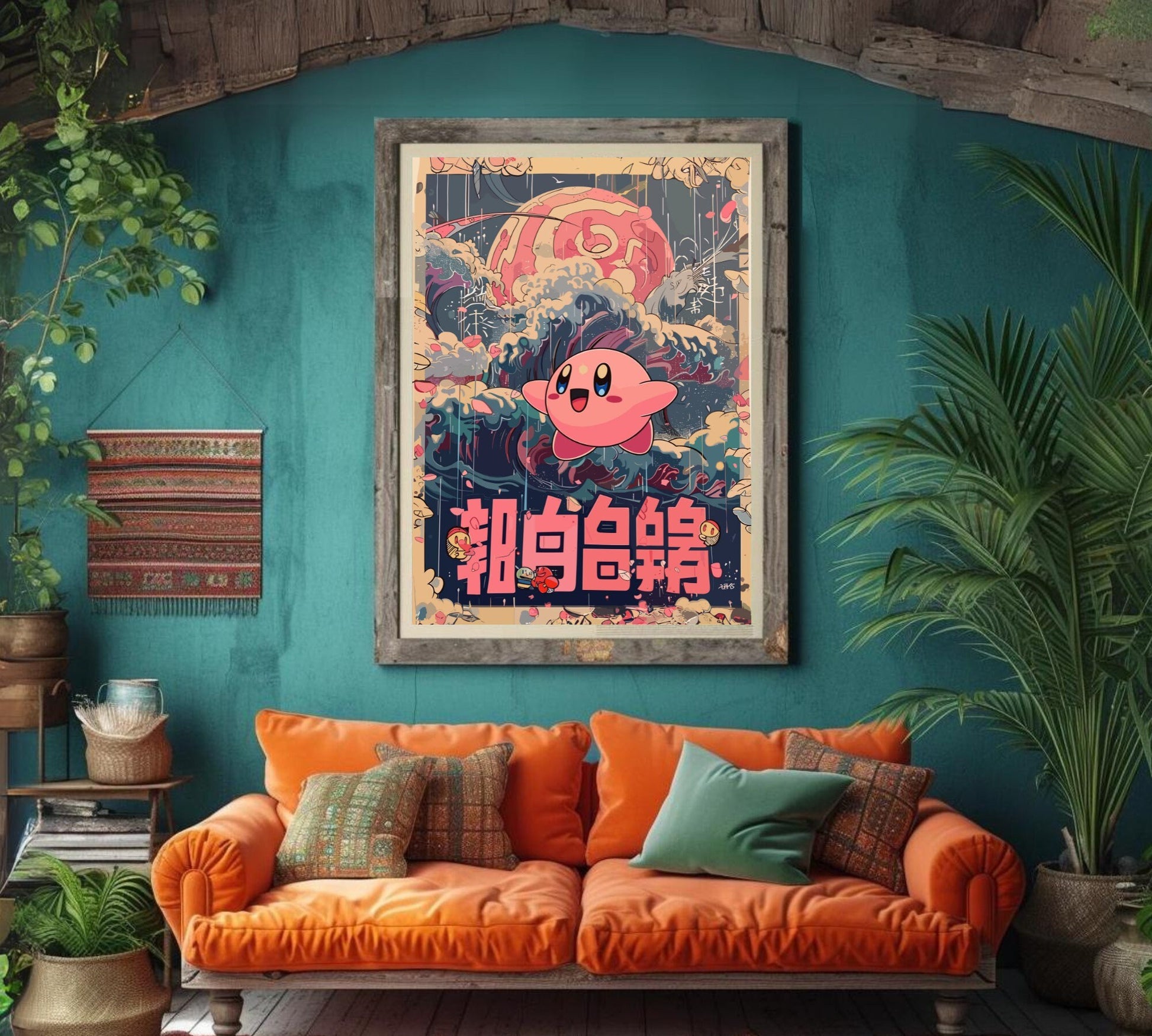 Kirby: Dream Land Super Smash Bros Anime Poster - Printable Wall Art for Bedroom Decor and Japanese Home Decor