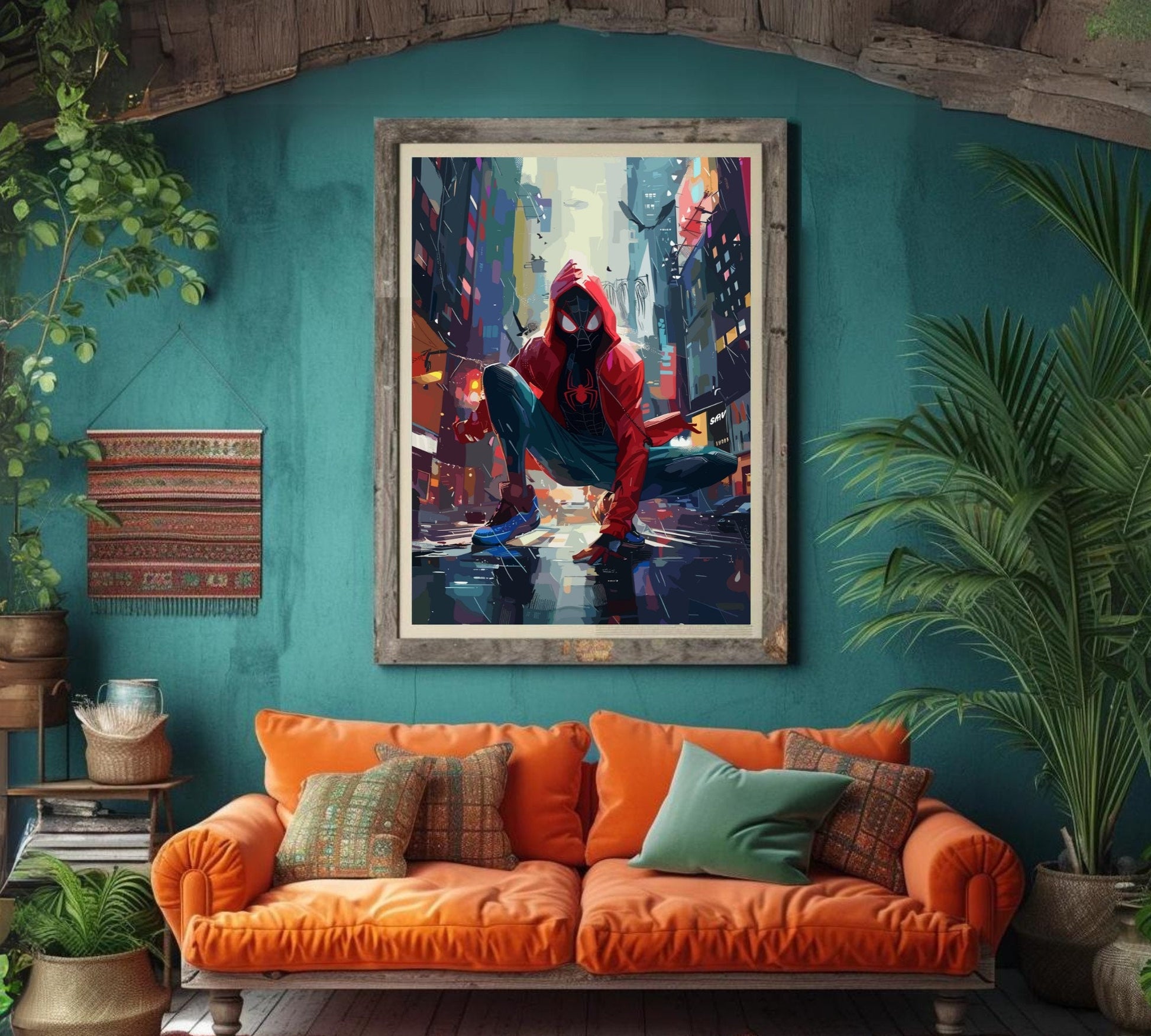 Spiderman: Into the Spiderverse Anime Poster