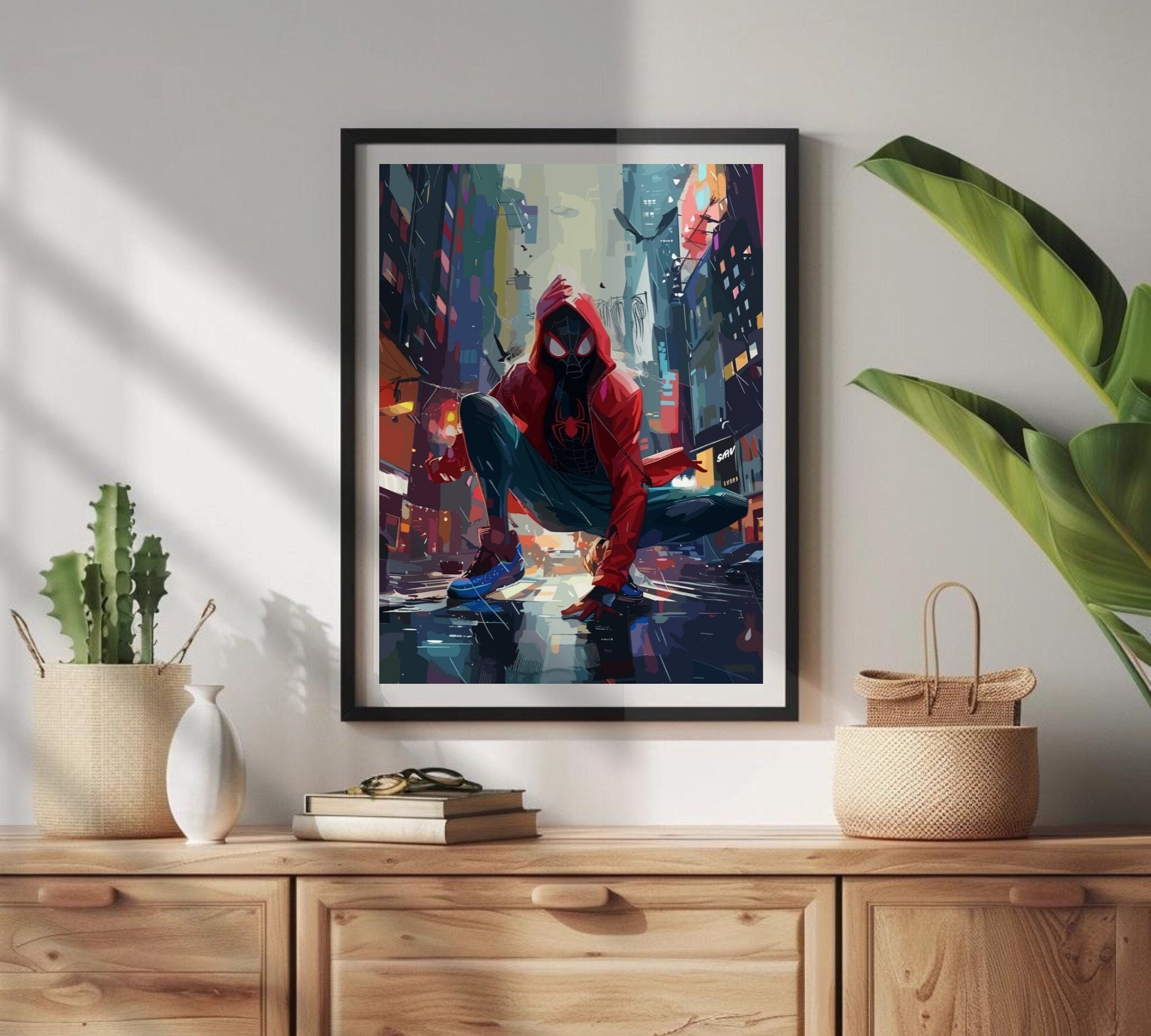 Spiderman: Into the Spiderverse Anime Poster