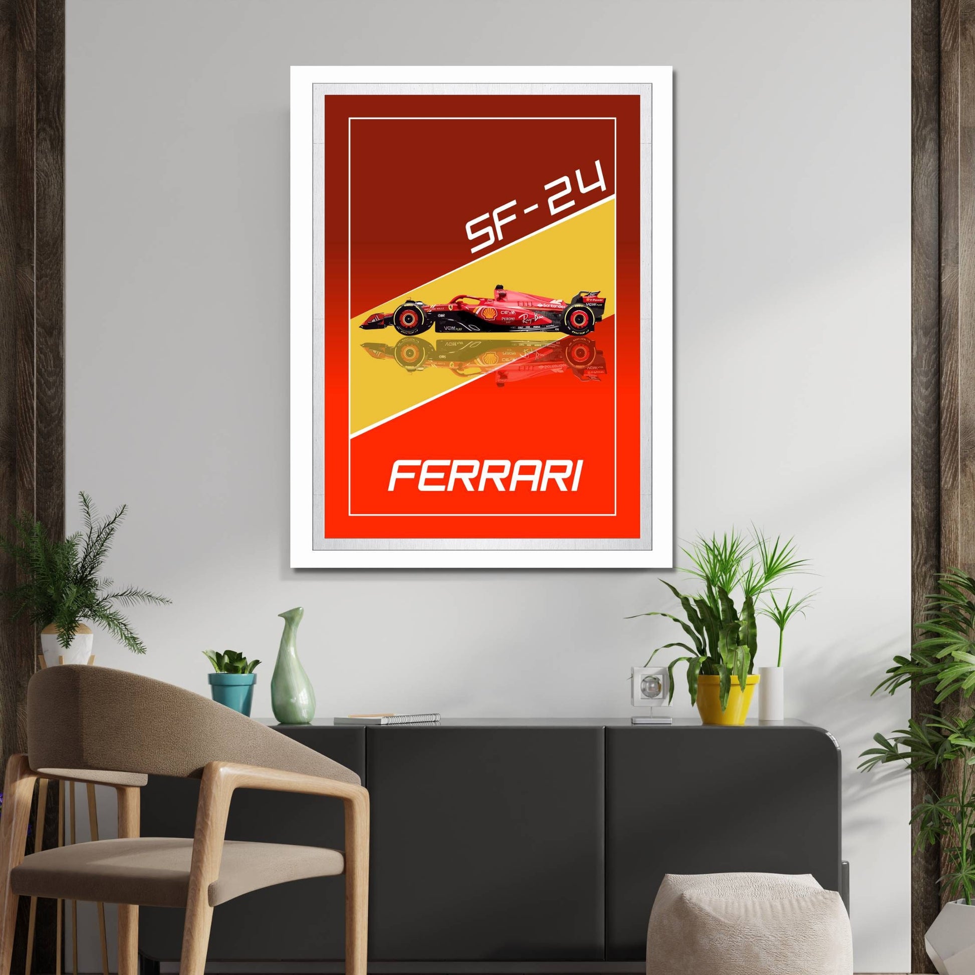 Scuderia Ferrari SF-24 Print, Formula 1