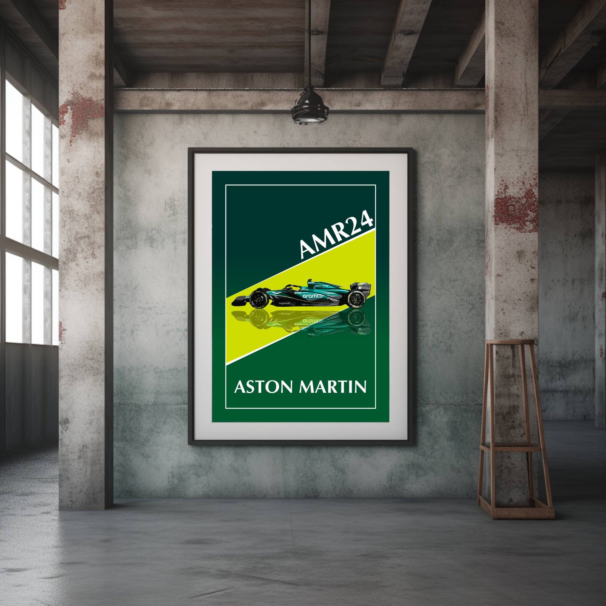 Aston Martin Poster, F1 Print