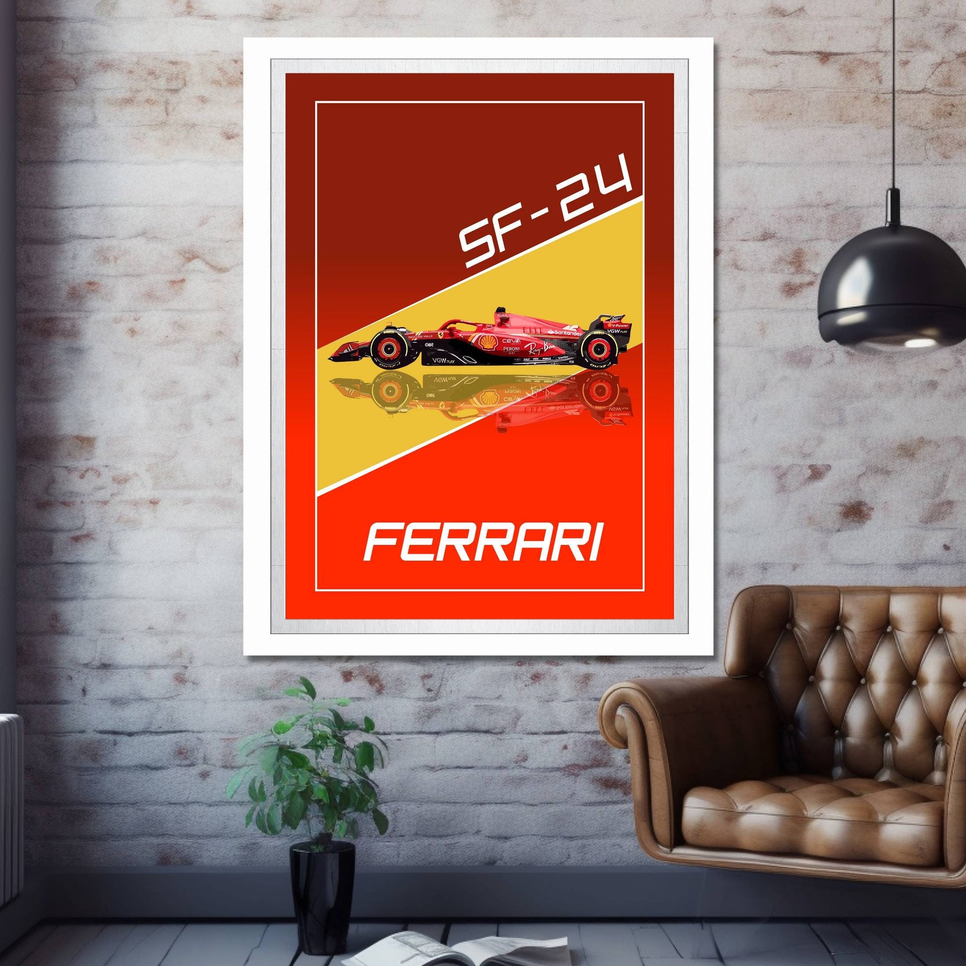 Scuderia Ferrari SF-24 Print, Formula 1