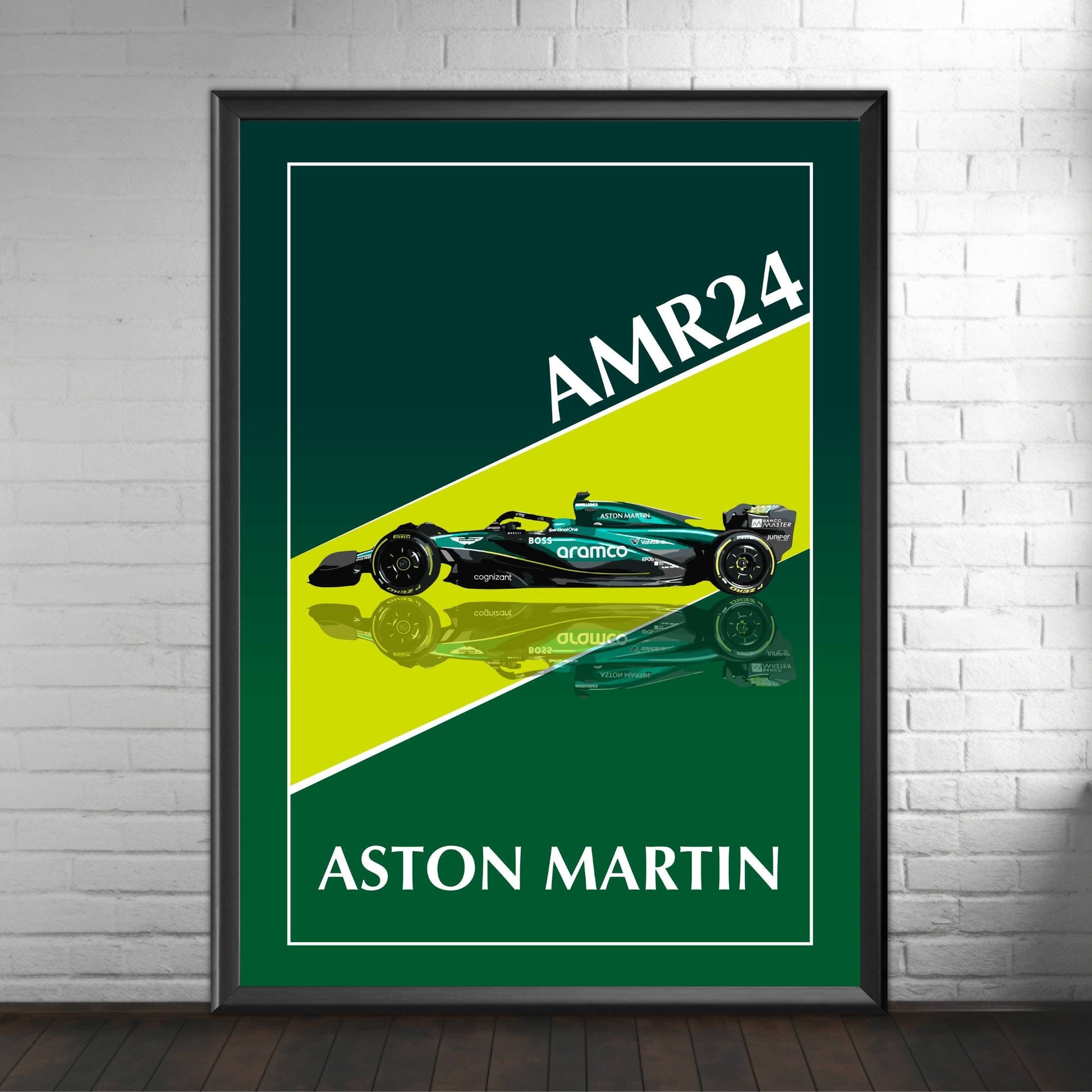 Aston Martin Poster, F1 Print