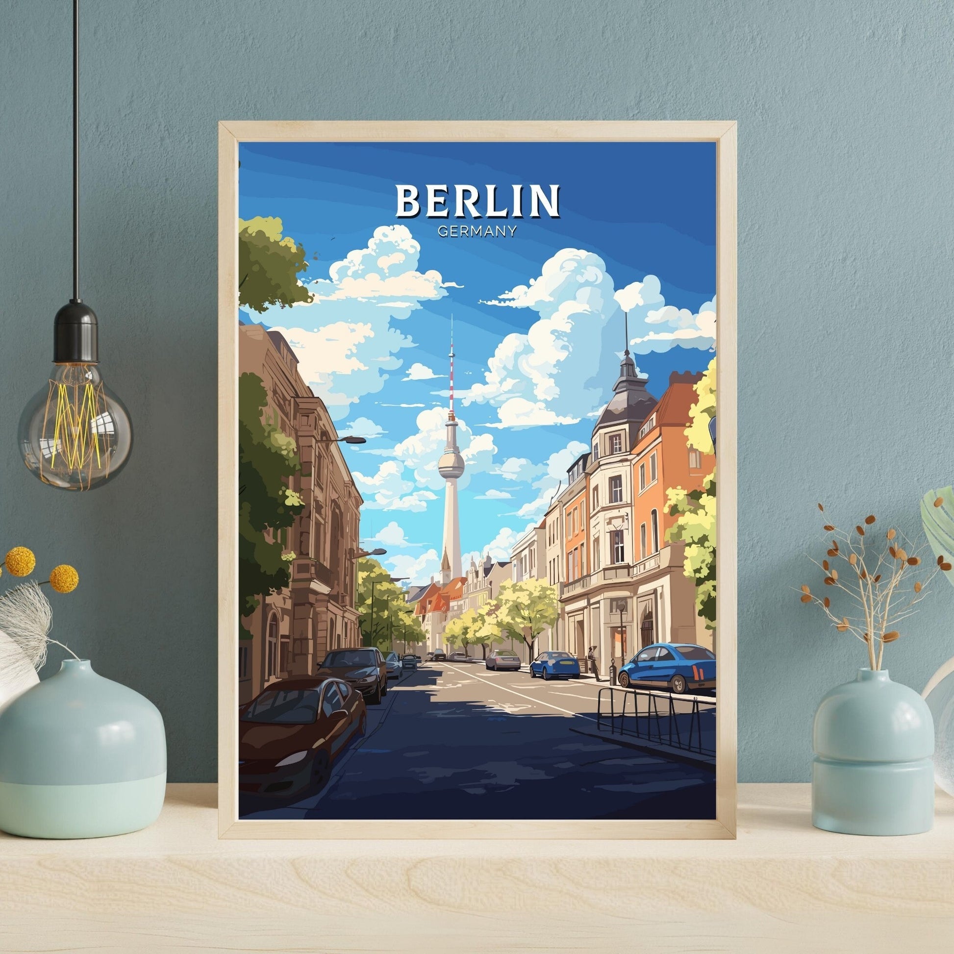 Berlin Skyline Artwork