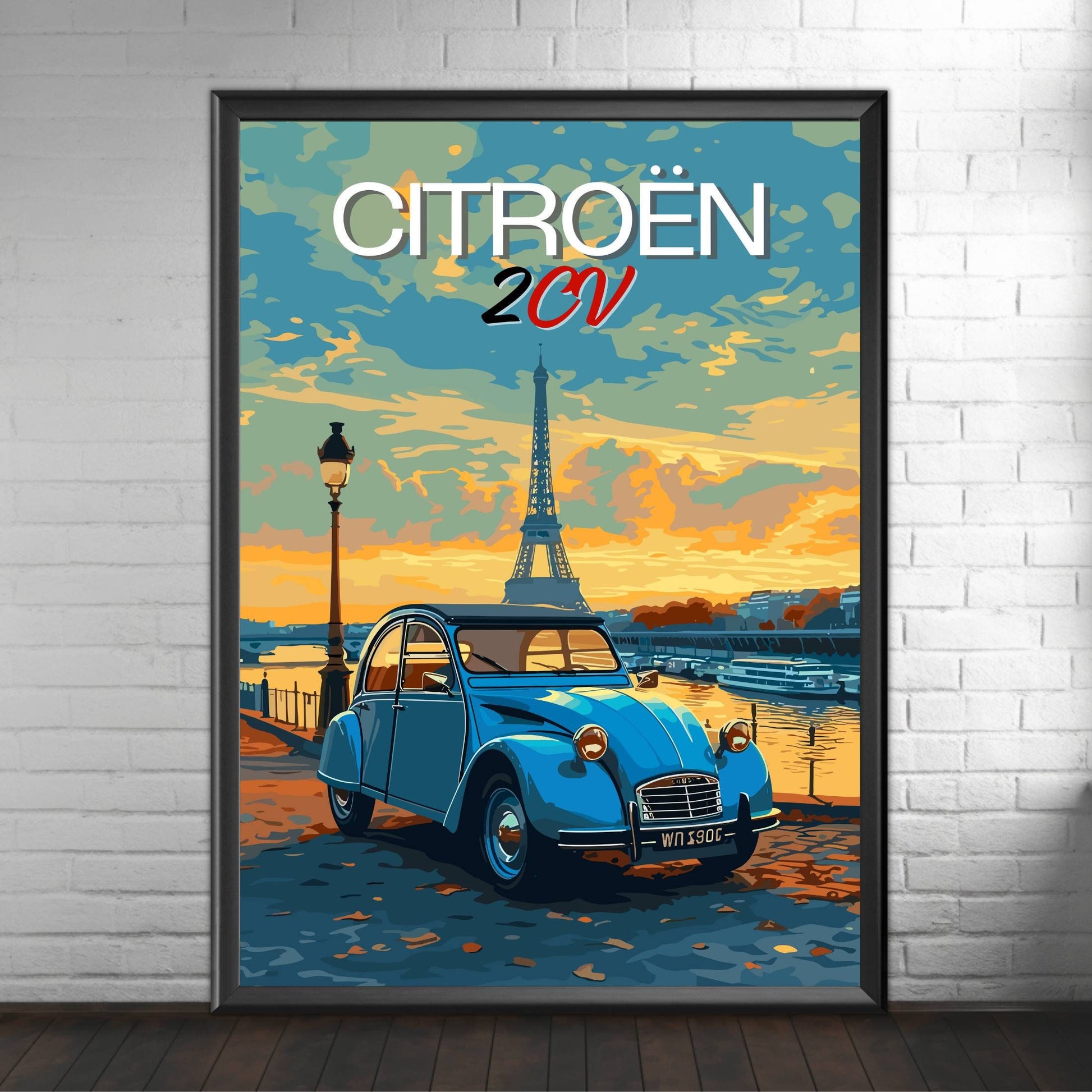 1950s Citroen 2CV Poster