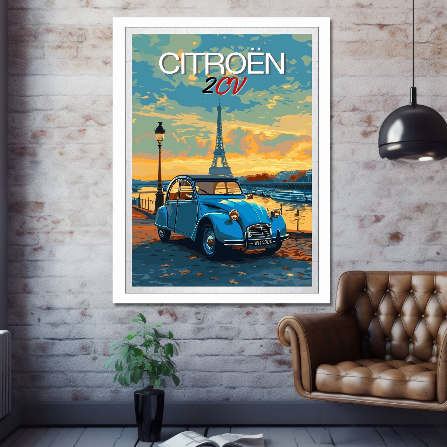 1950s Citroen 2CV Poster