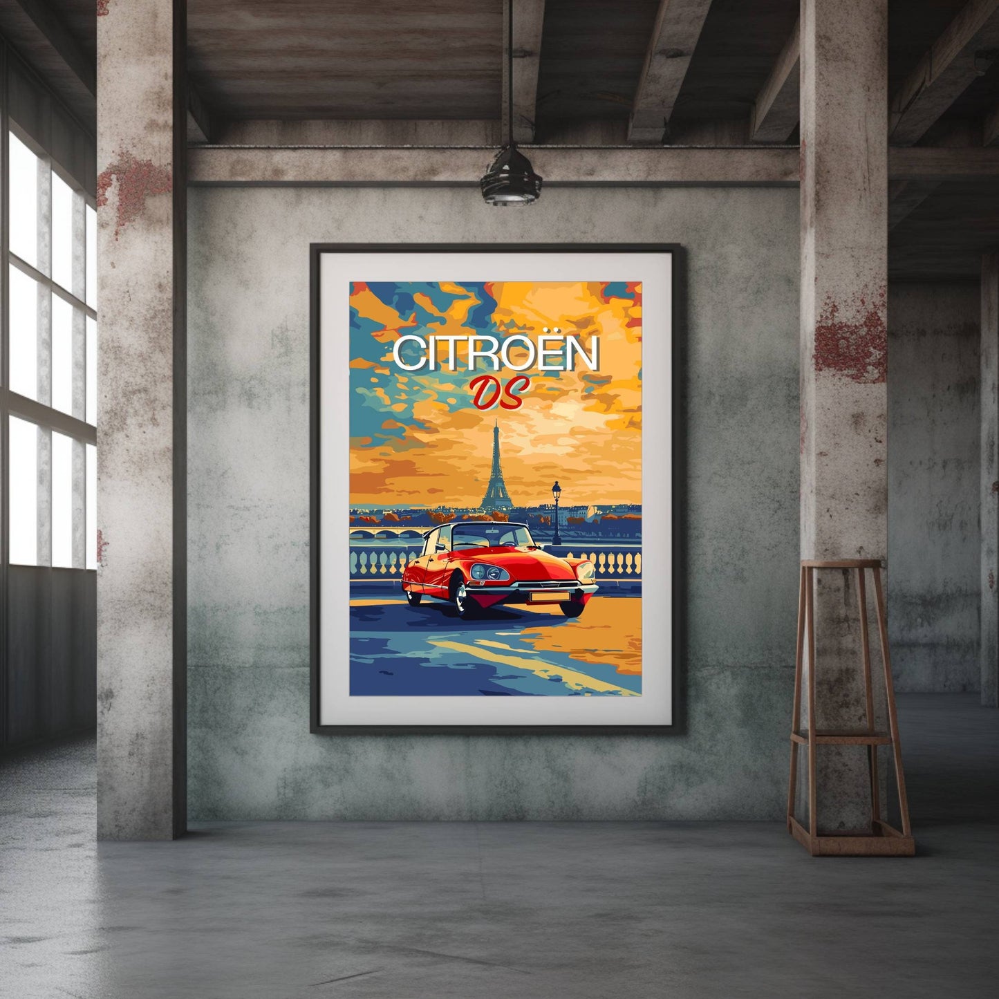 1970s Citroen DS Print