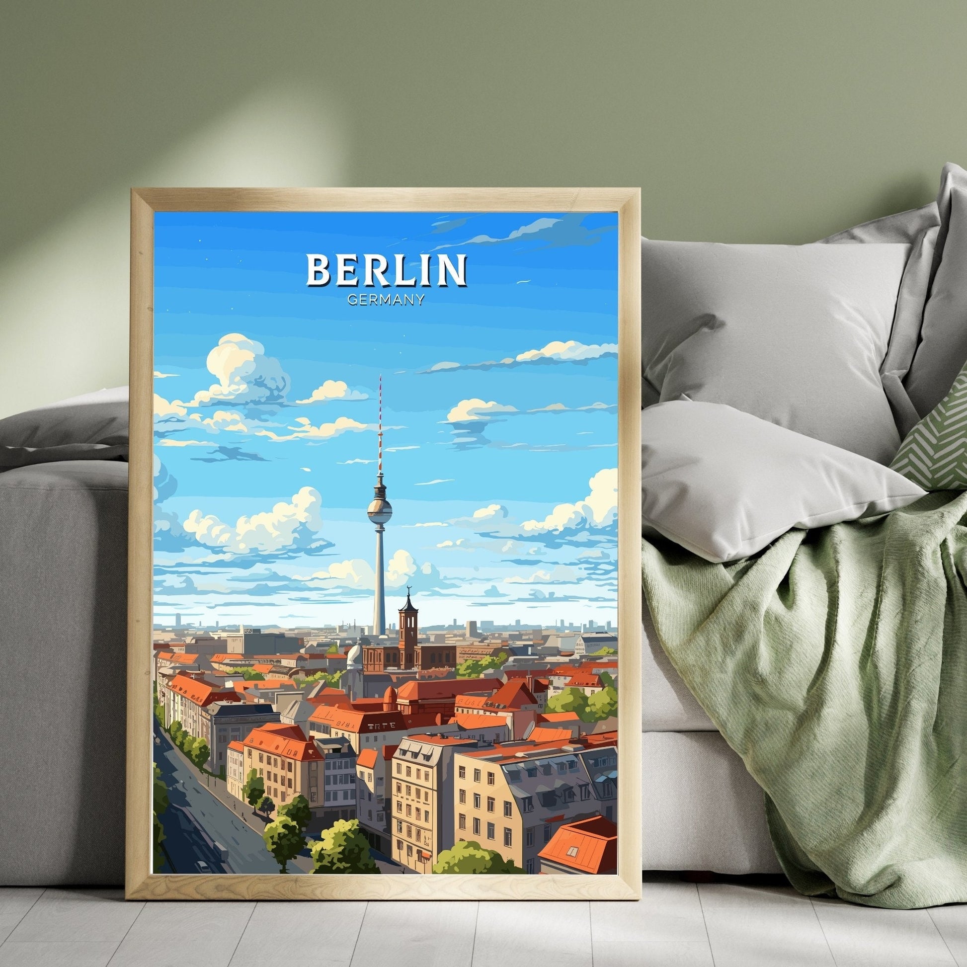 Berlin Skyline Artwork