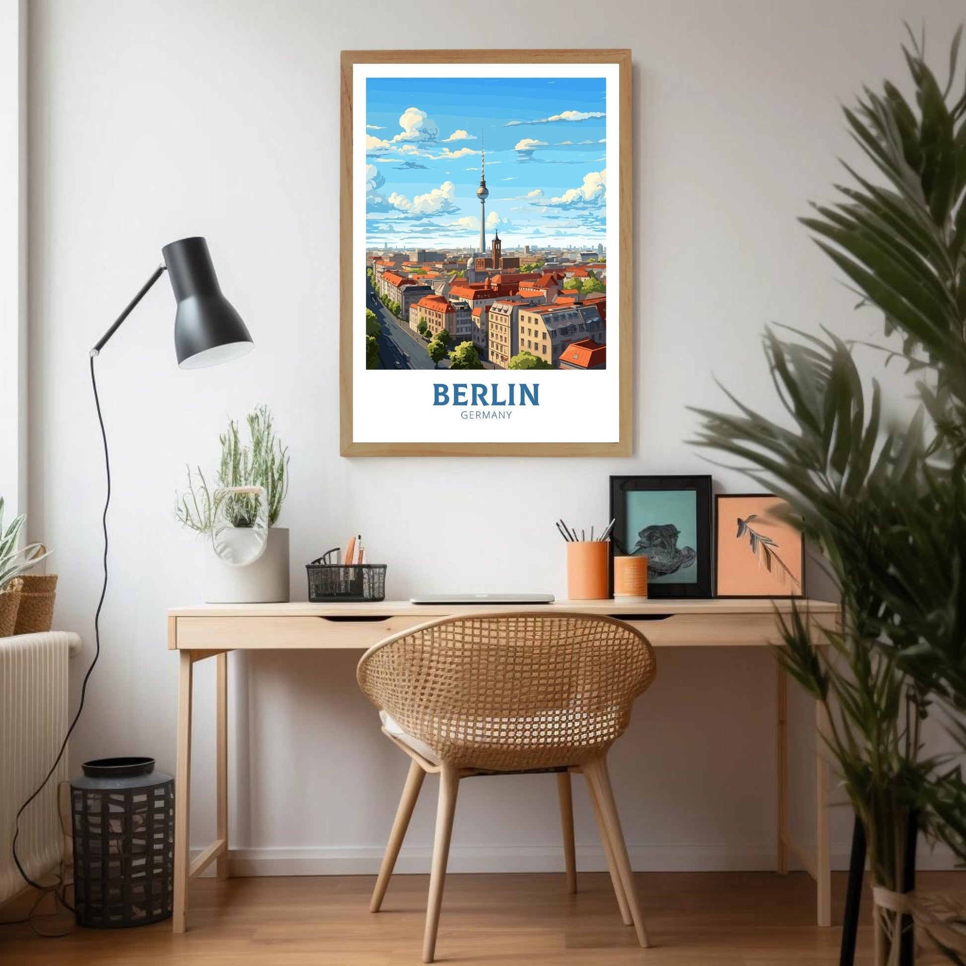 Berlin Skyline Poster