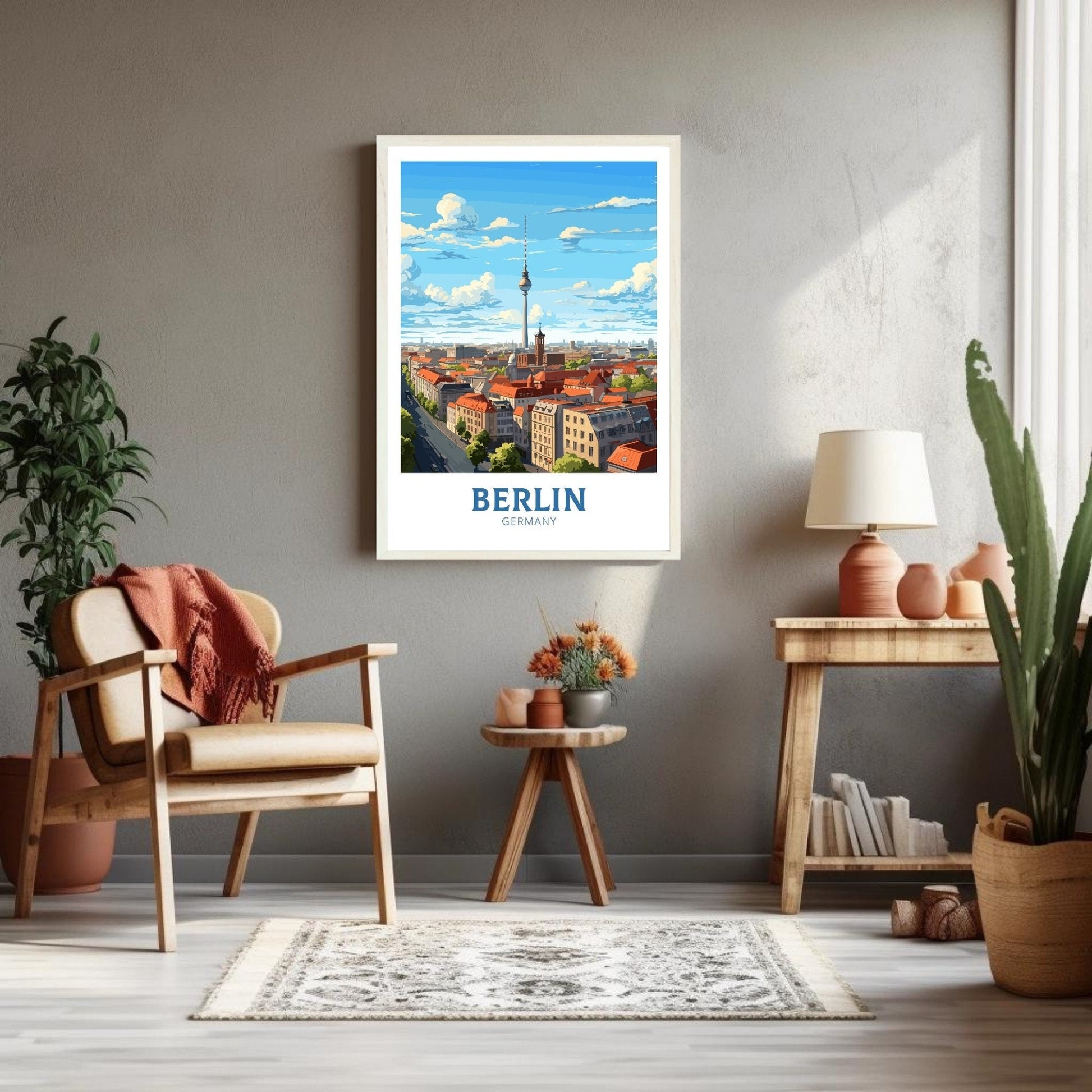 Berlin Skyline Poster