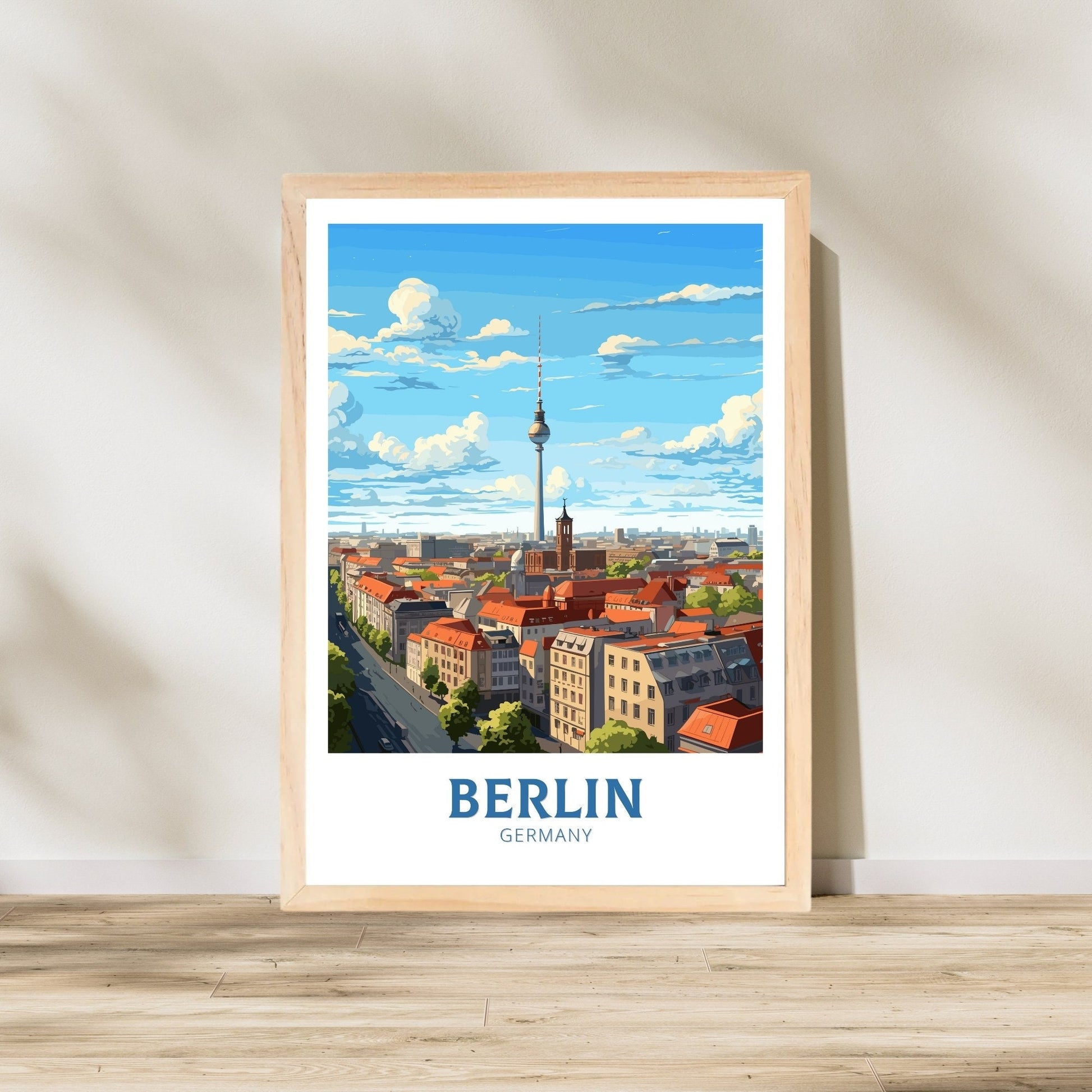 Berlin Skyline Poster