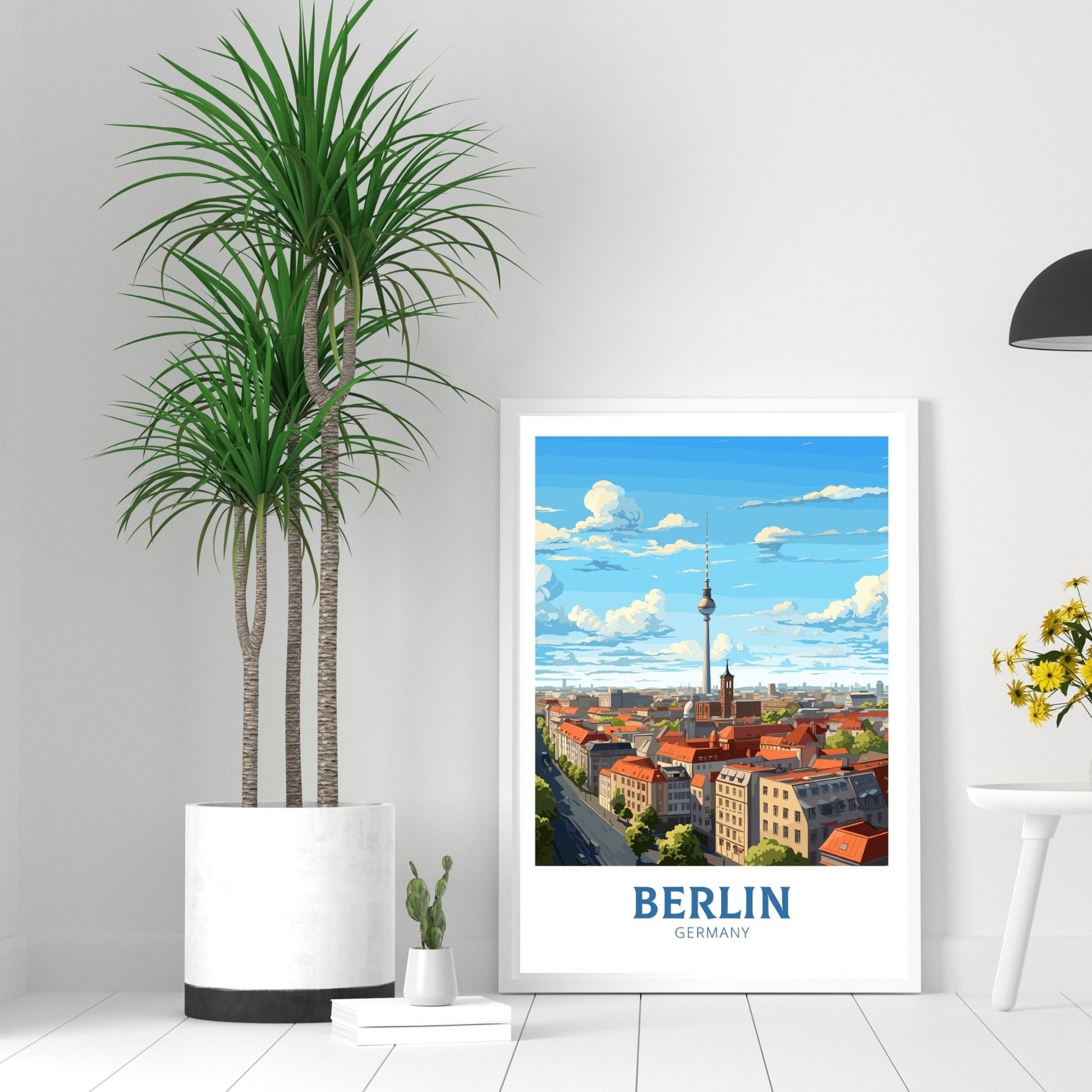 Berlin Skyline Poster