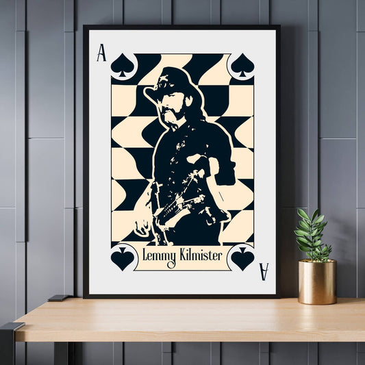 Lemmy Kilmister Print, Lemmy Kilmister Poster, Music Poster, Music Art, Music Print, Ace of Spades, Motorhead Poster, Motorhead Print