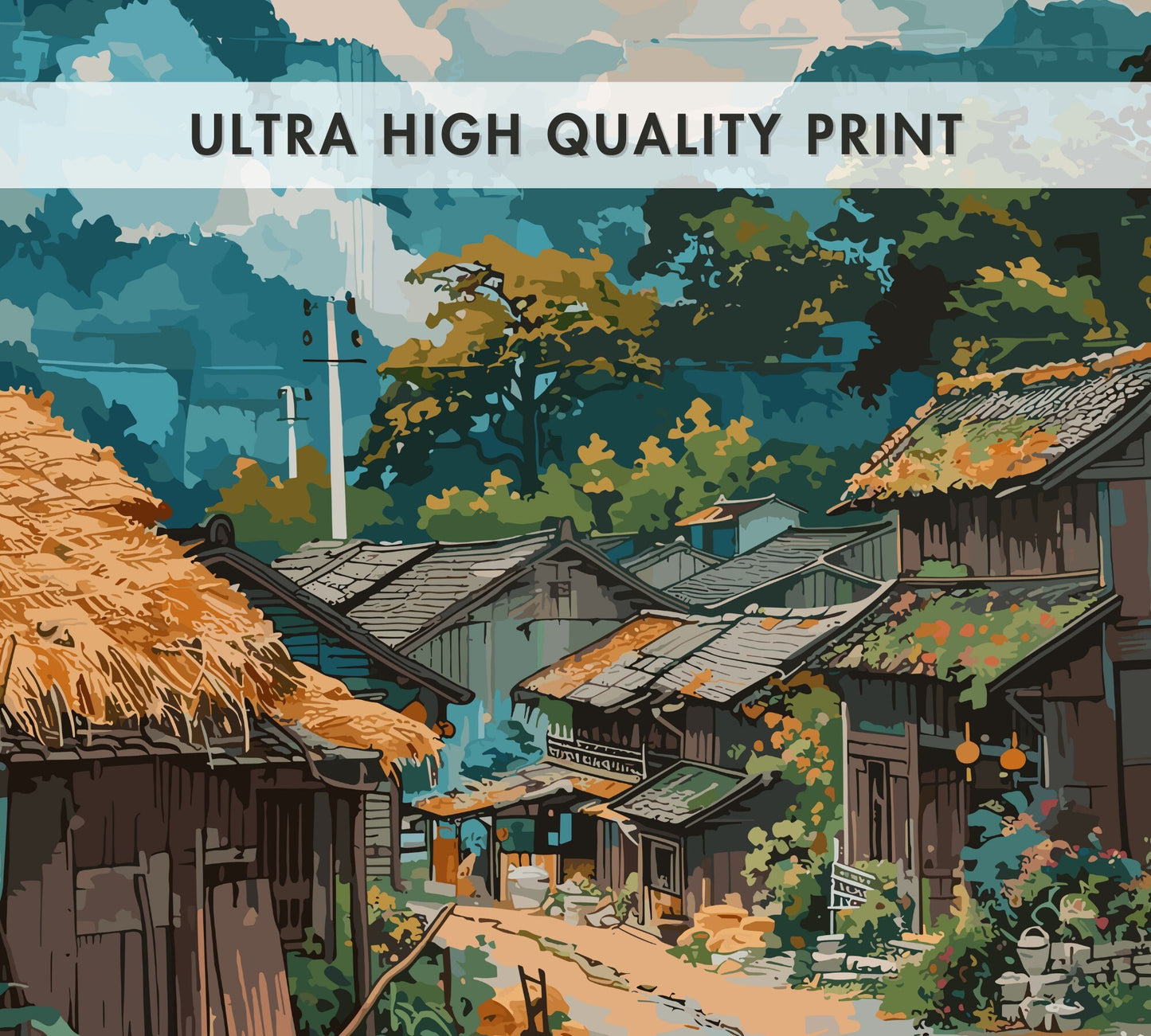 Captivating Rural Beauty of Vietnam Poster