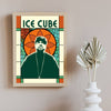 Ice Cube Print, Ice Cube Poster, Music Poster, Music Art, Music Print, NWA Poster, NWA Print, Retro Music Art, Rap Music Poster, Hip-Hop