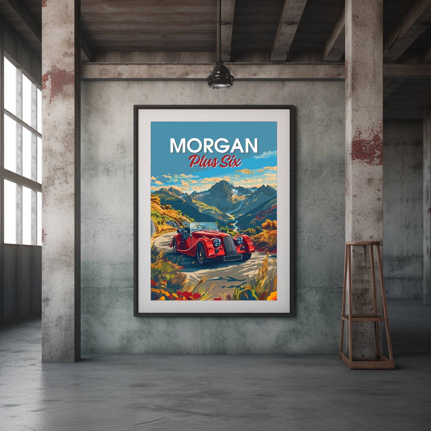 Morgan Plus Six Print