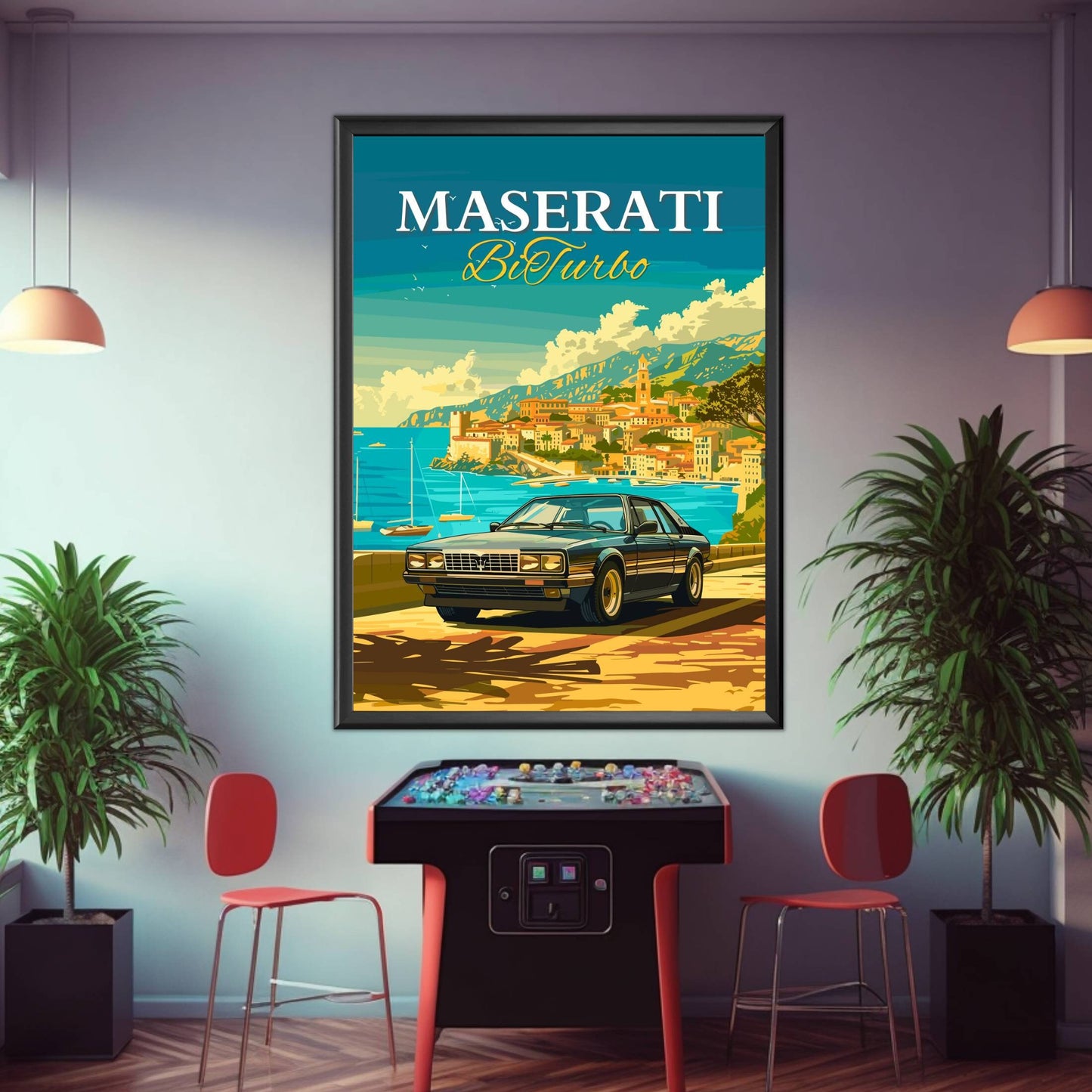 Maserati Bi Turbo Poster