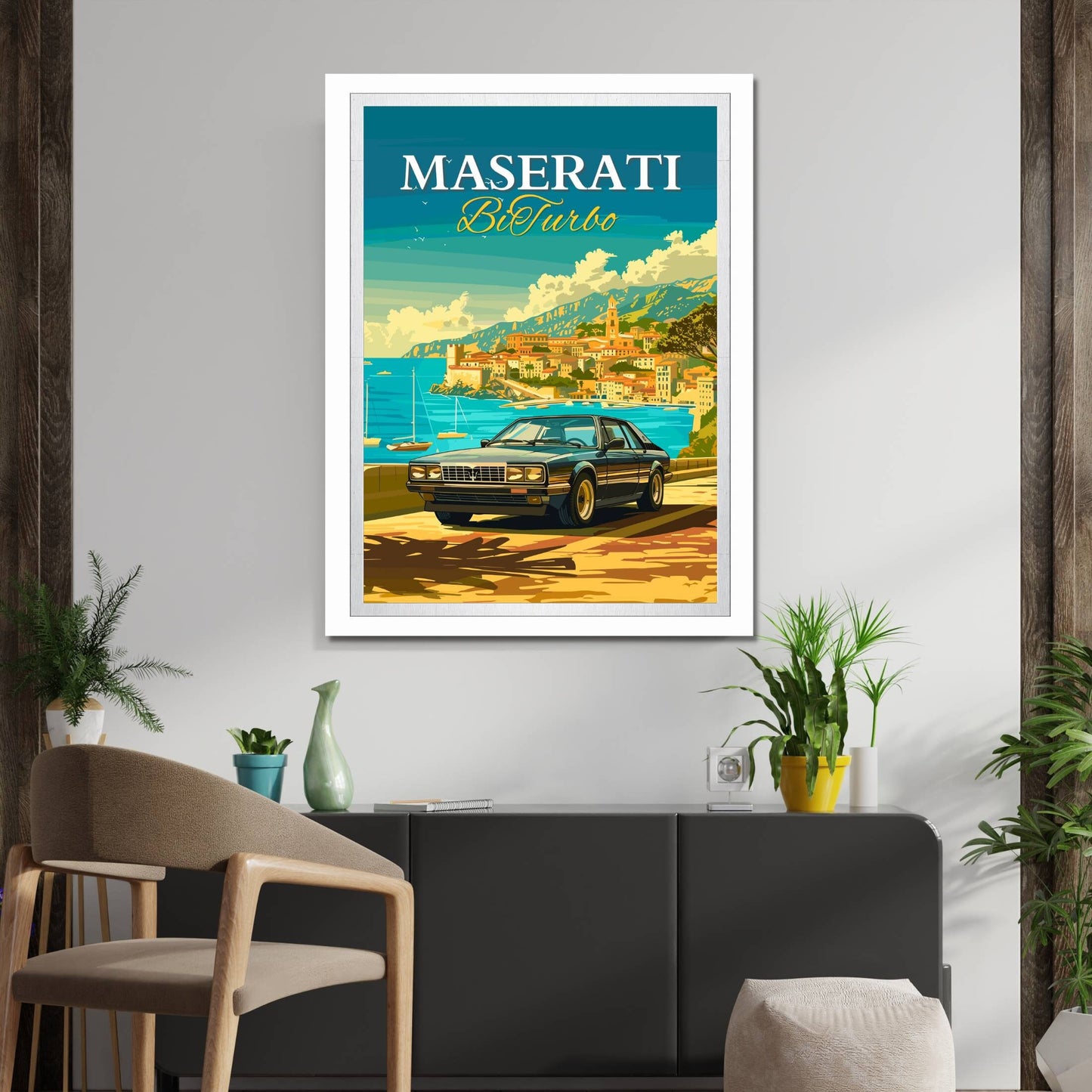 Maserati Bi Turbo Poster