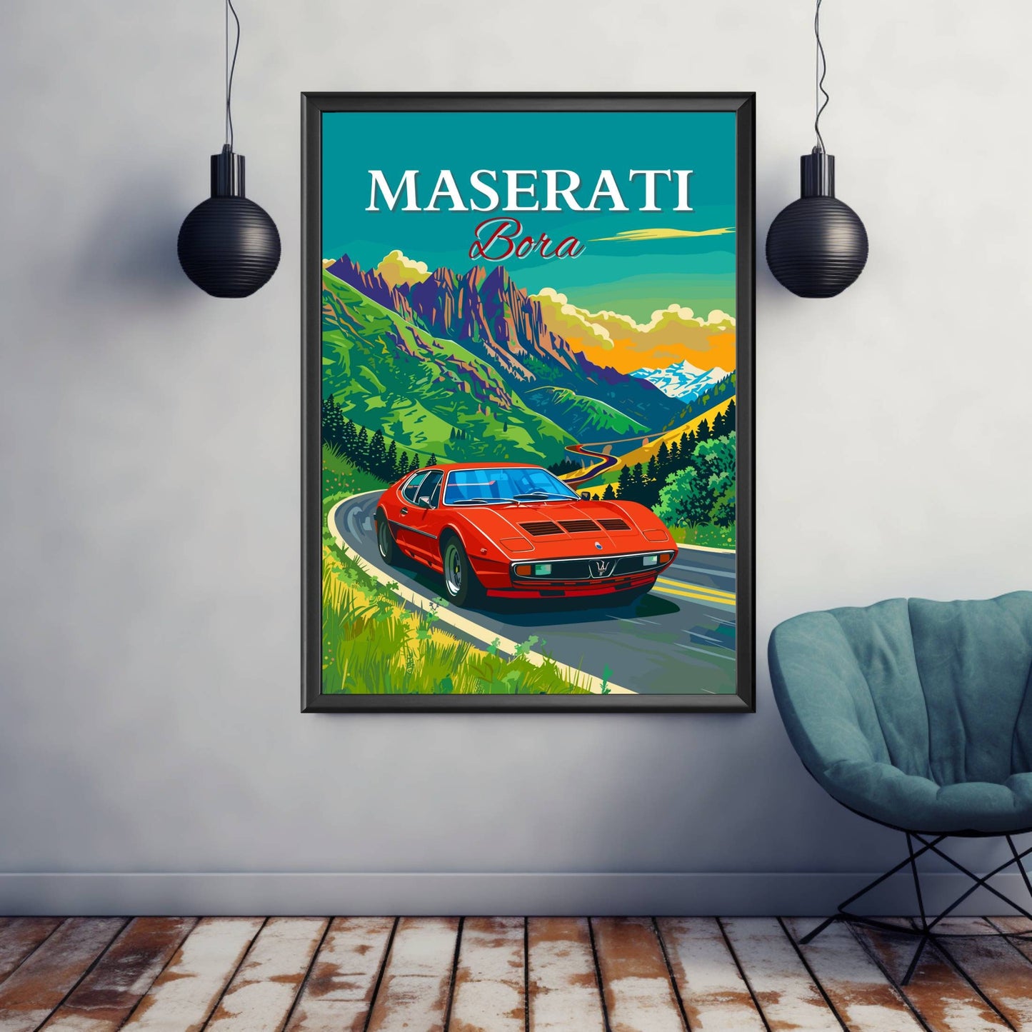 Maserati Bora Poster