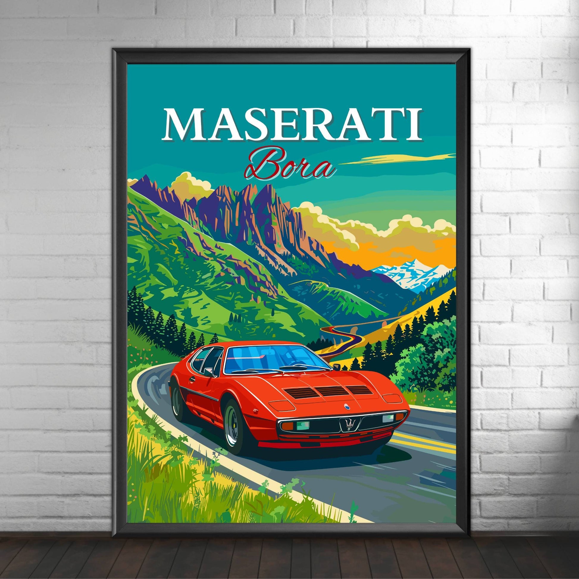 Maserati Bora Poster