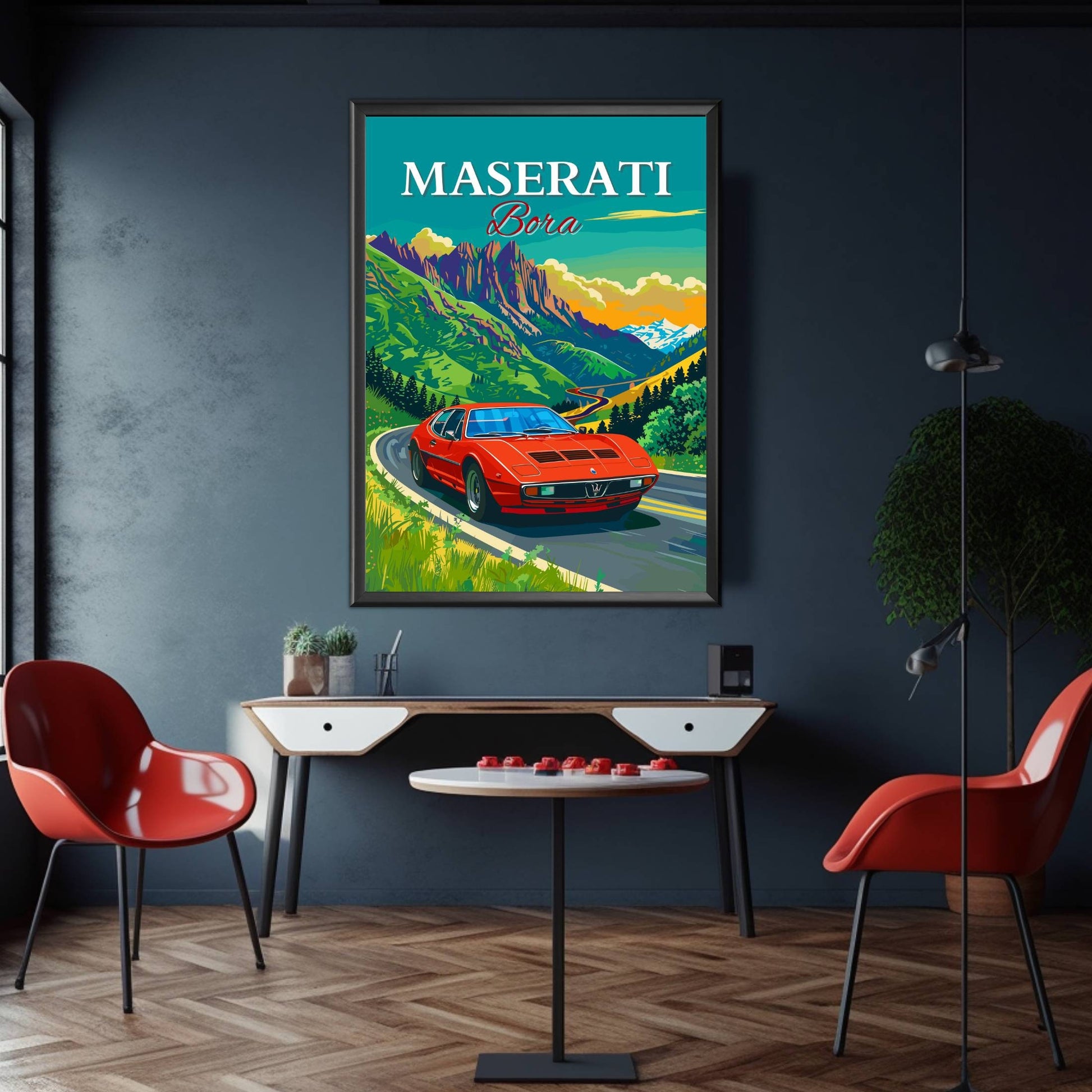 Maserati Bora Poster