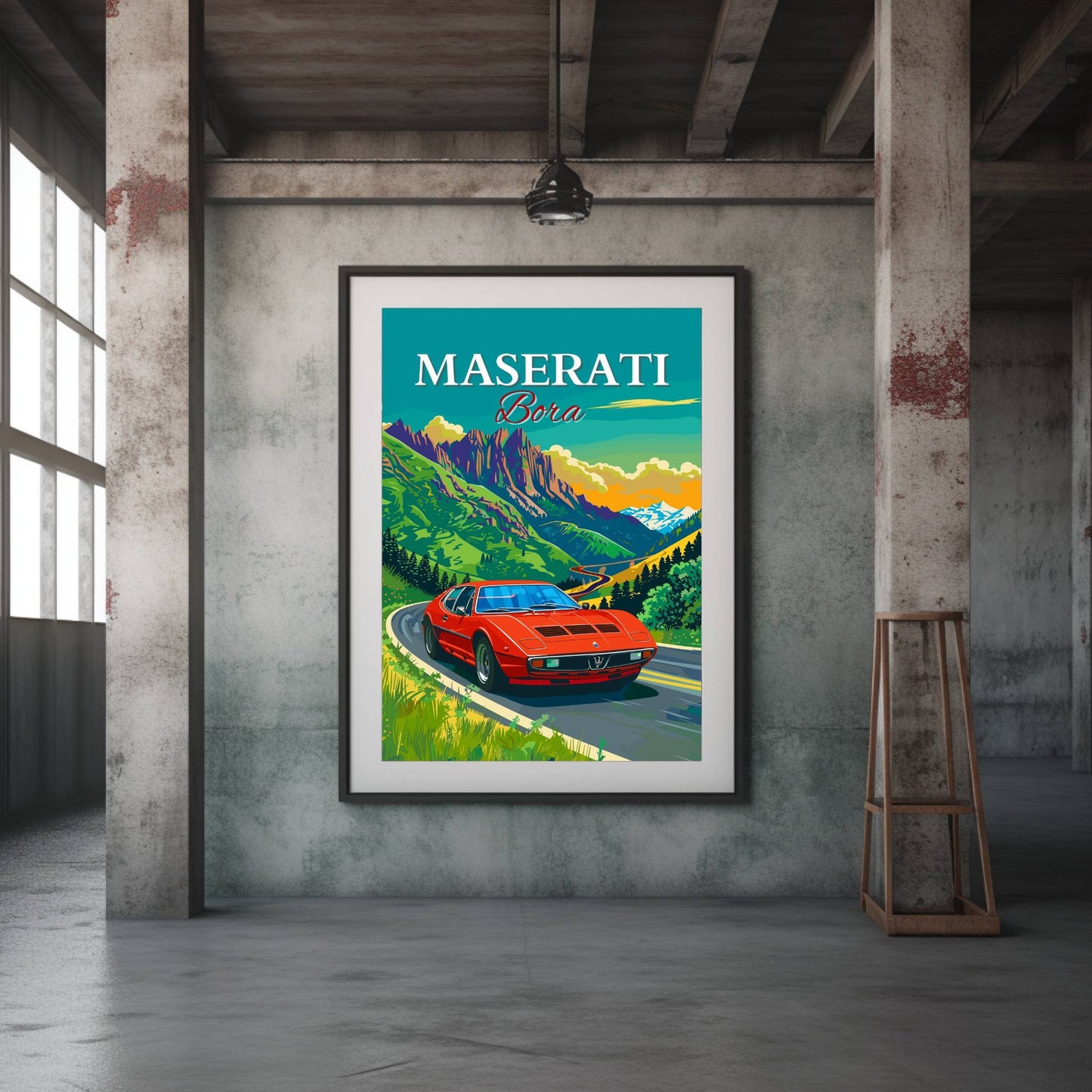 Maserati Bora Poster