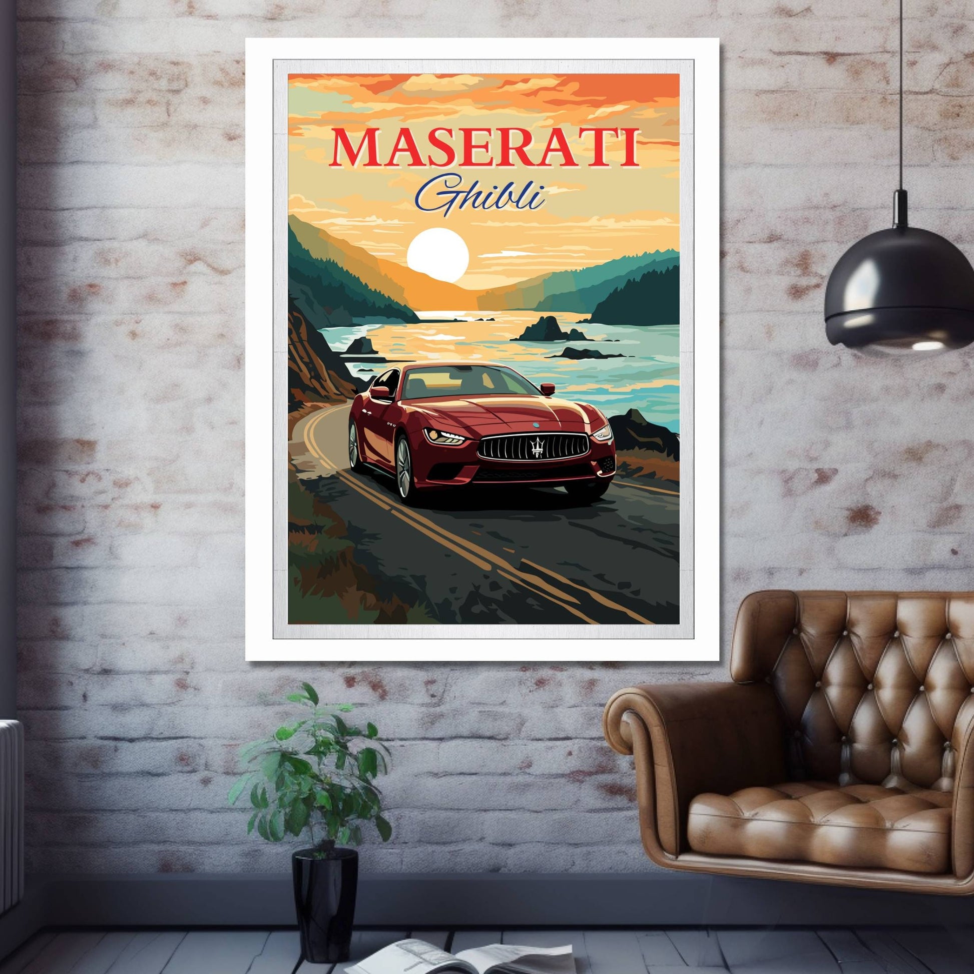 Maserati Ghibli Print