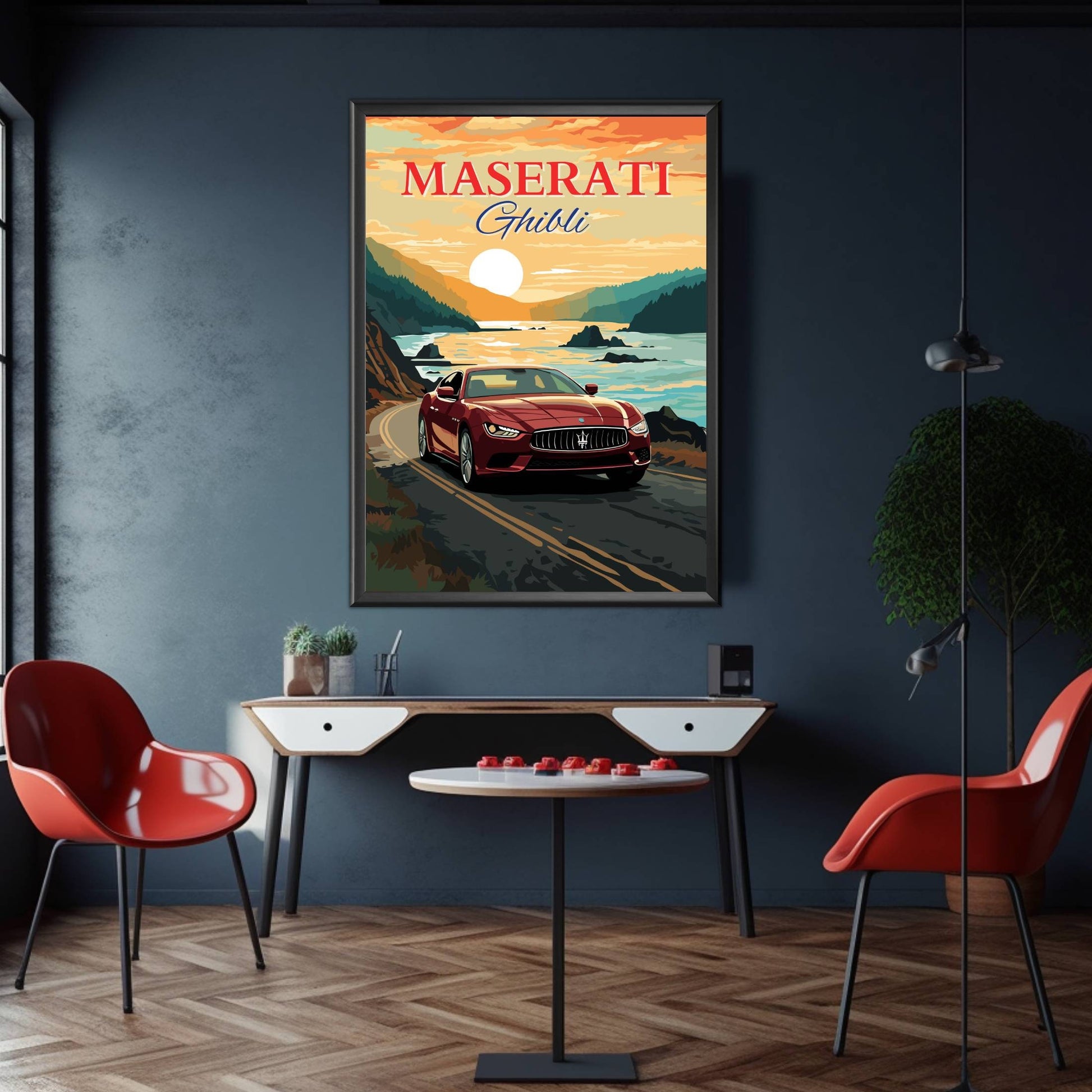 Maserati Ghibli Print