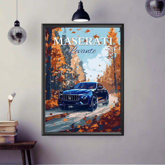 Maserati Volante Print, Maserati Volante Poster, Car Poster, Car Print, 2020s Car, Car Art, SUV car print, Supercar Print, Off-Roader Print