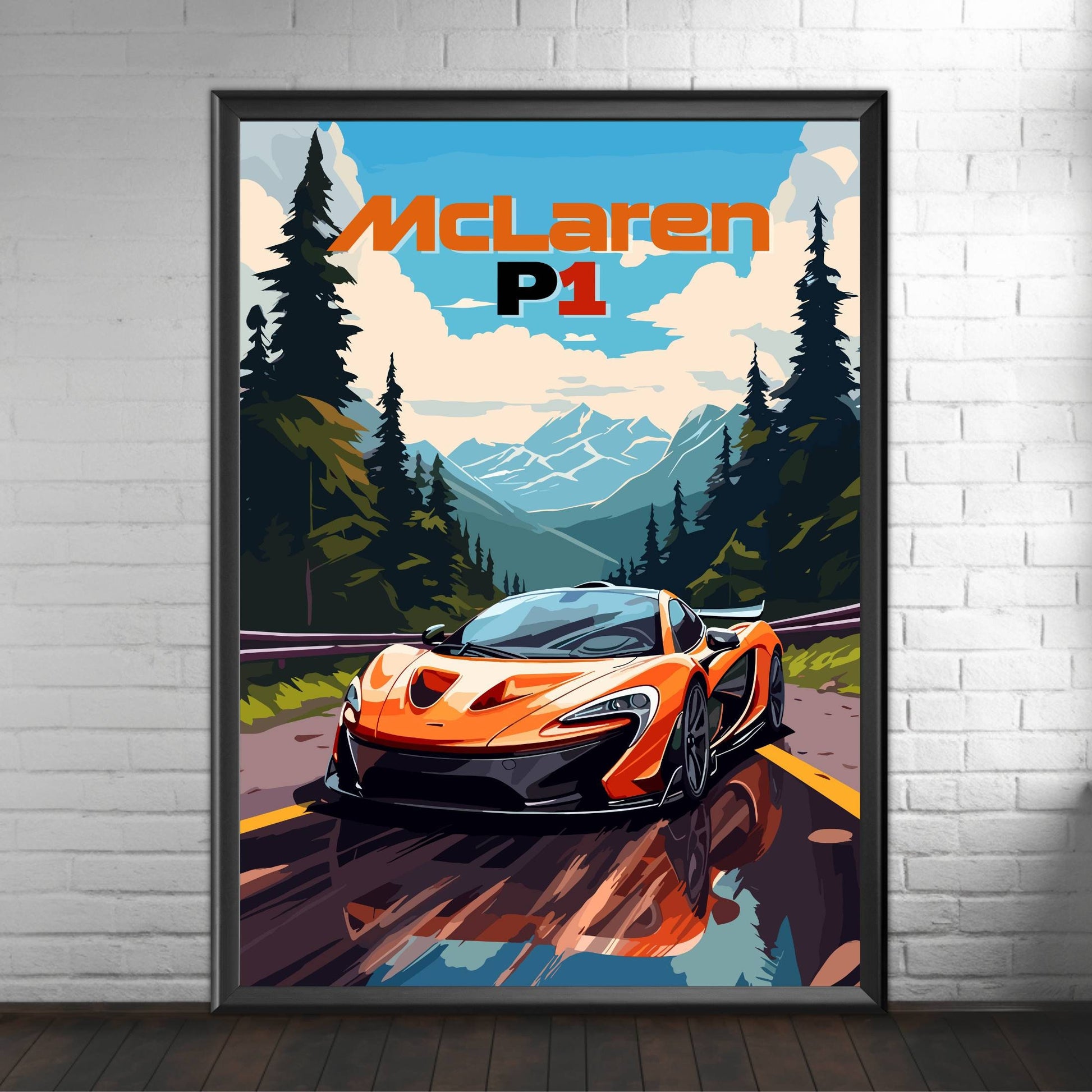 McLaren P1 Poster