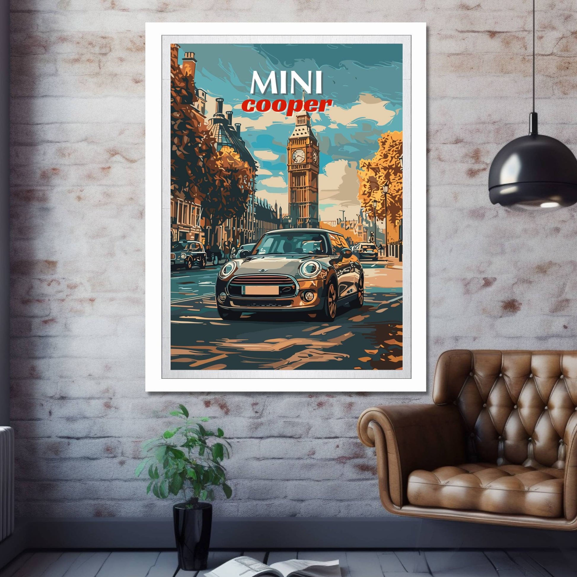 2000s Mini Cooper Poster