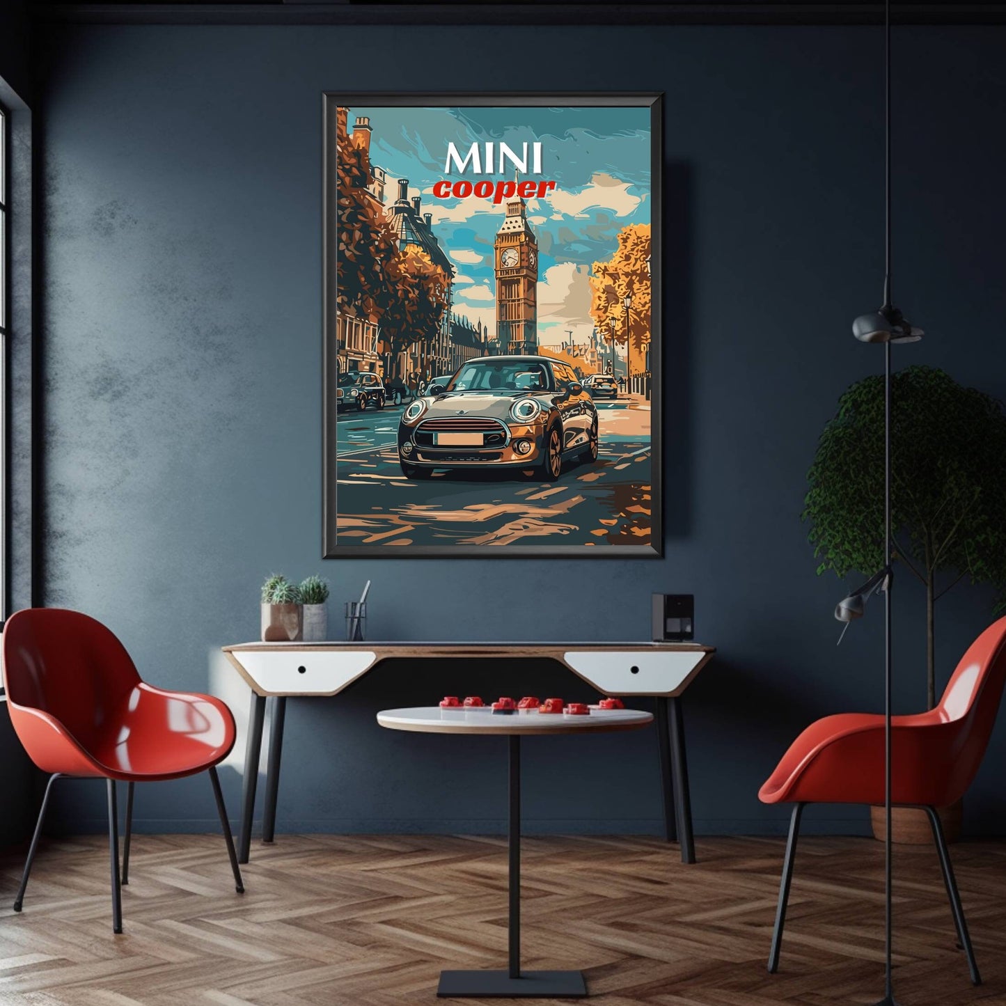 2000s Mini Cooper Poster