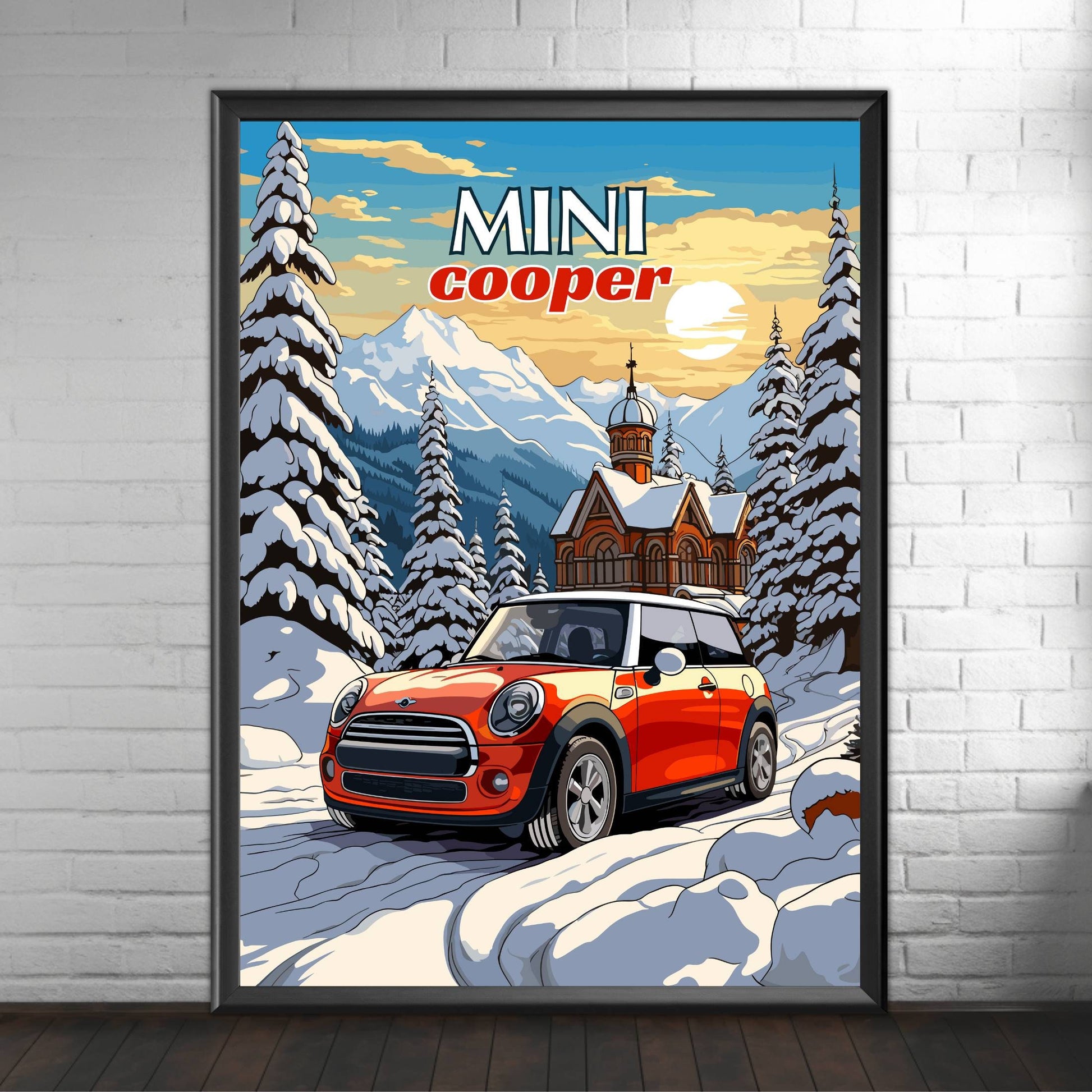 2000s Mini Cooper Print