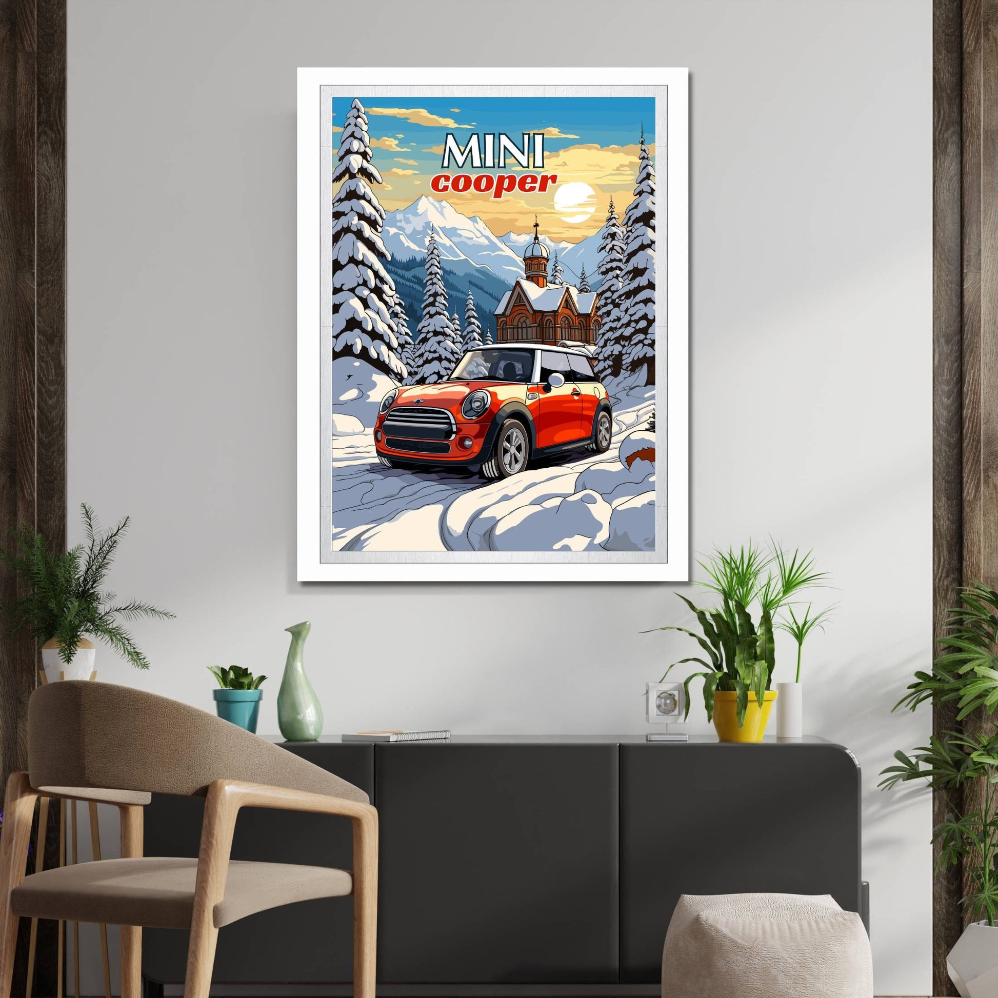 2000s Mini Cooper Print