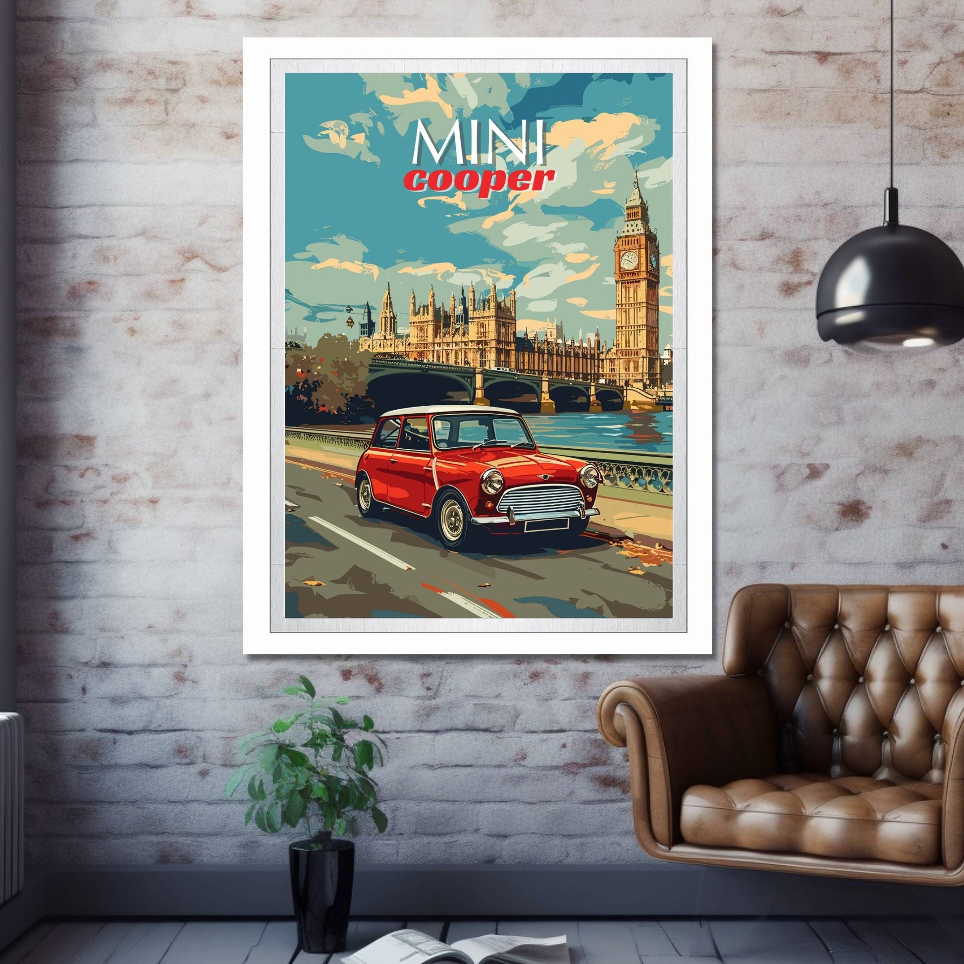 Mini Cooper Print - 1960s