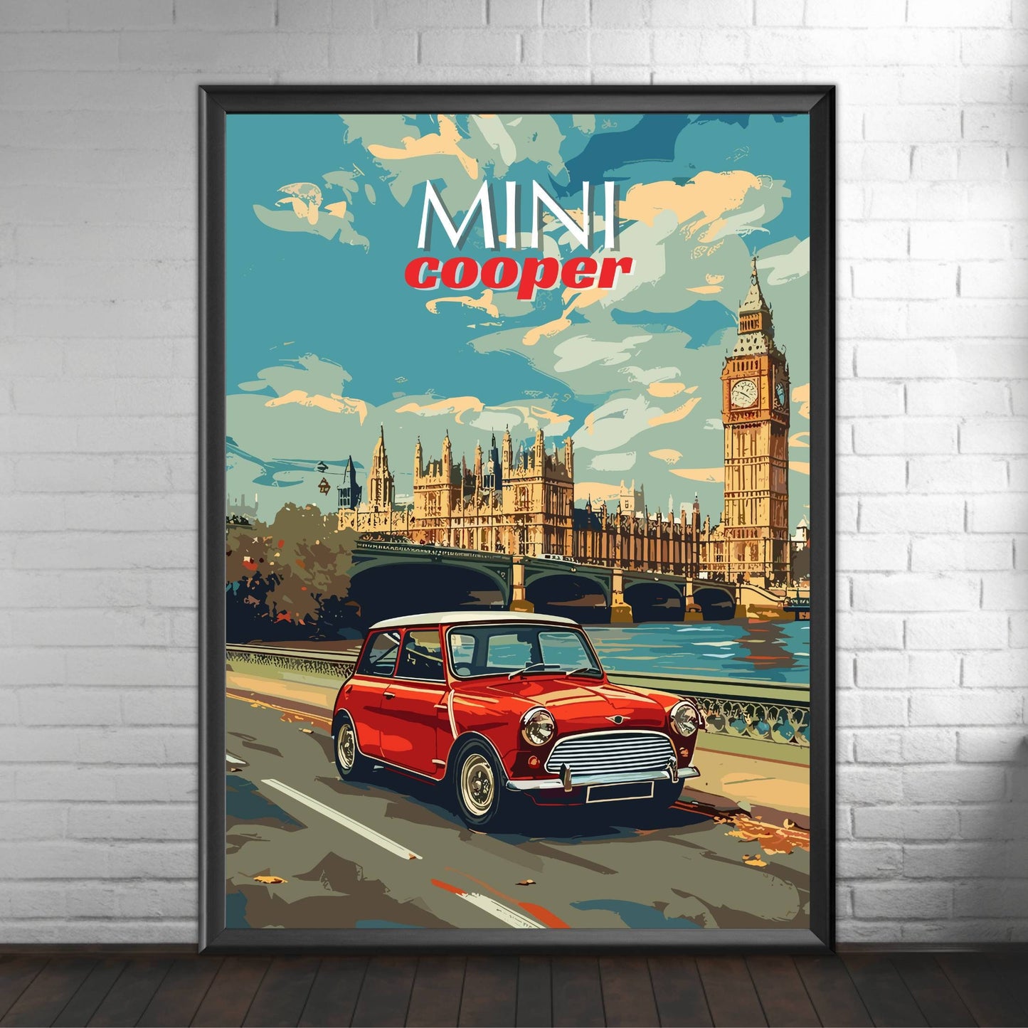 Mini Cooper Print - 1960s