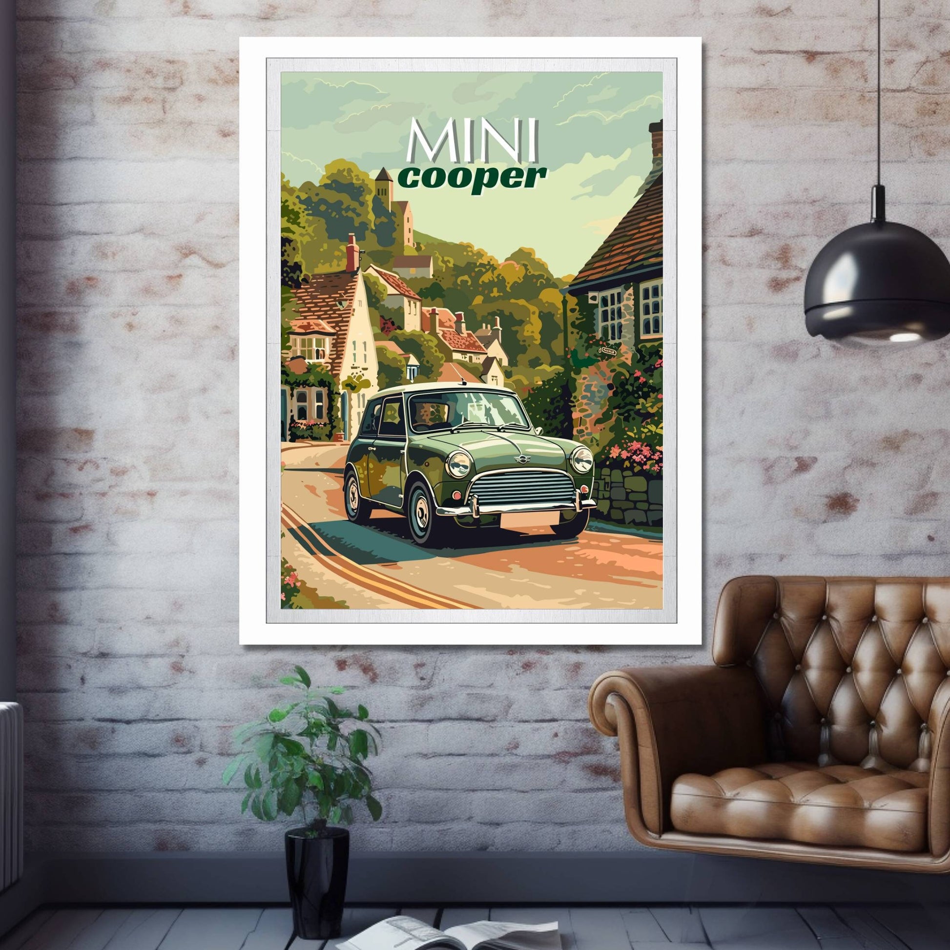 1960s Mini Cooper Poster