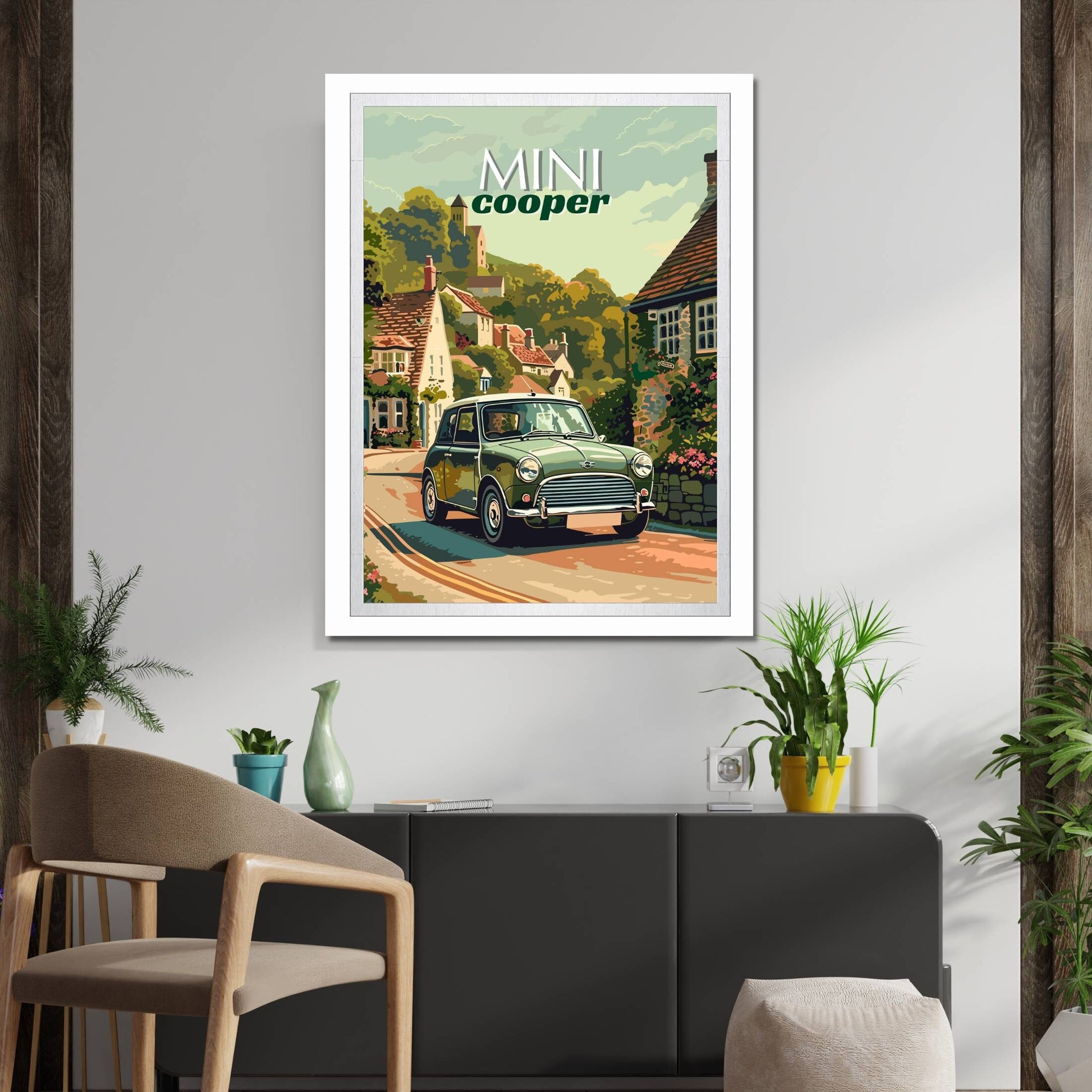 1960s Mini Cooper Poster